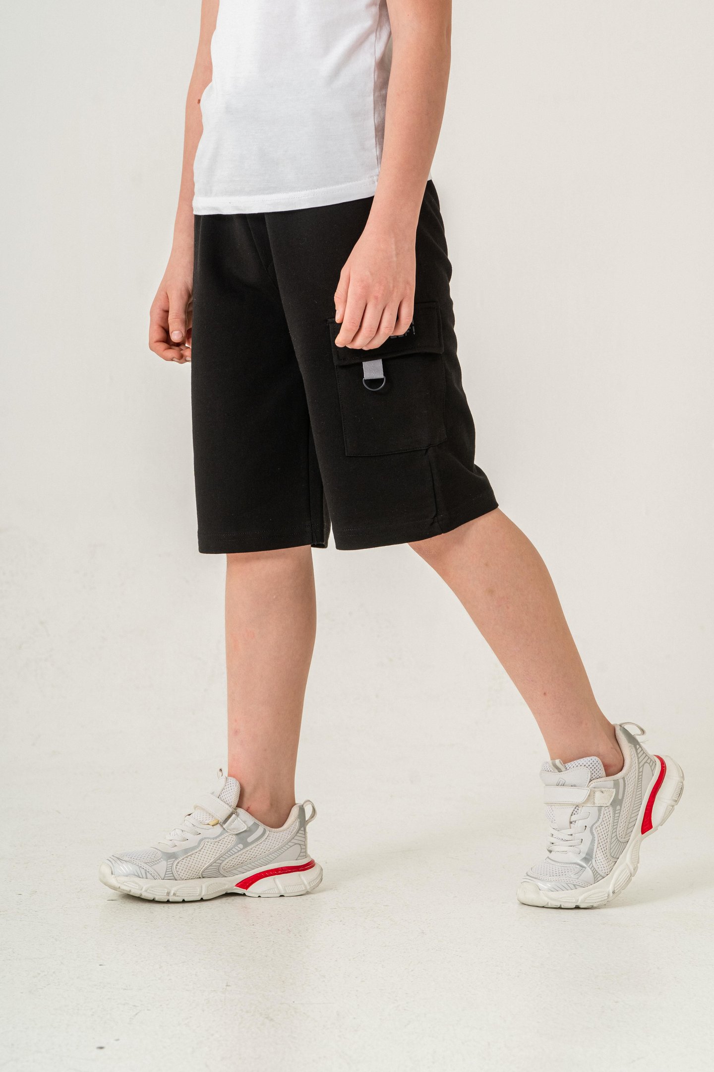 Kargo Cepli Cep Kapağı Lieve In Yourself Baskılı Erkek Çocuk Şort