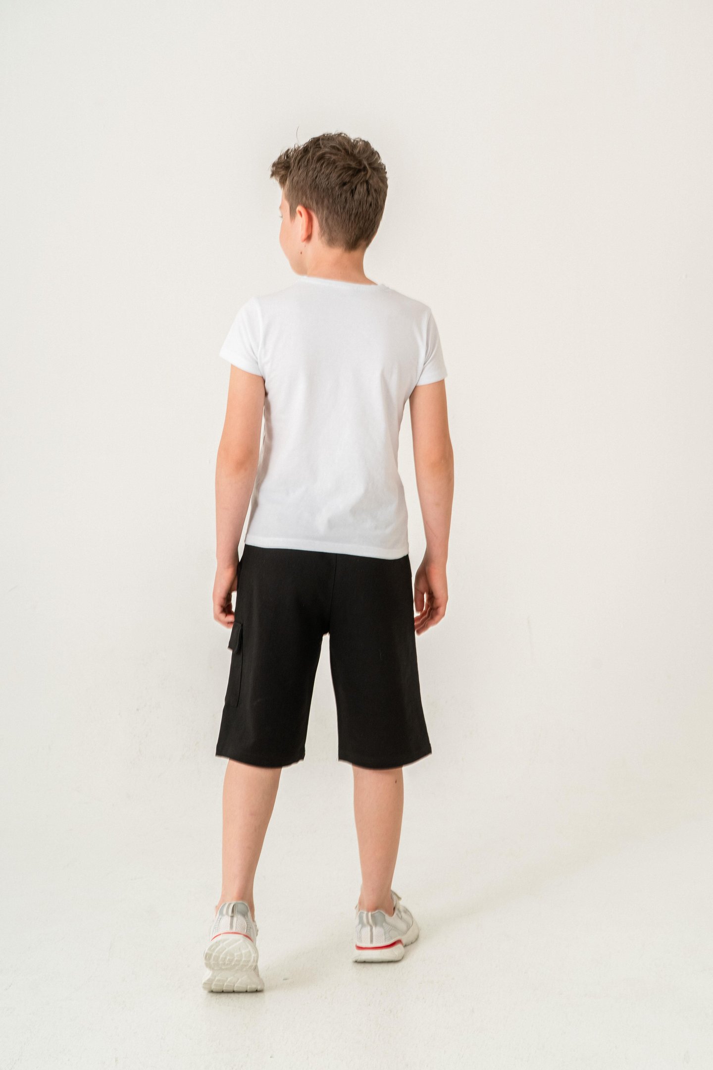 Kargo Cepli Cep Kapağı Lieve In Yourself Baskılı Erkek Çocuk Şort