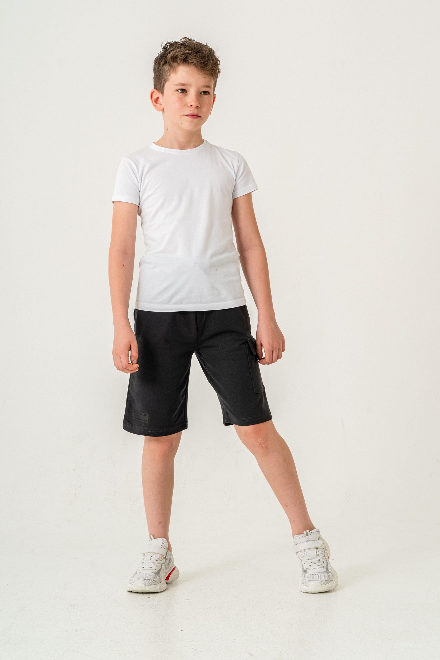 Kargo Cepli Cep Kapağı Lieve In Yourself Baskılı Erkek Çocuk Şort