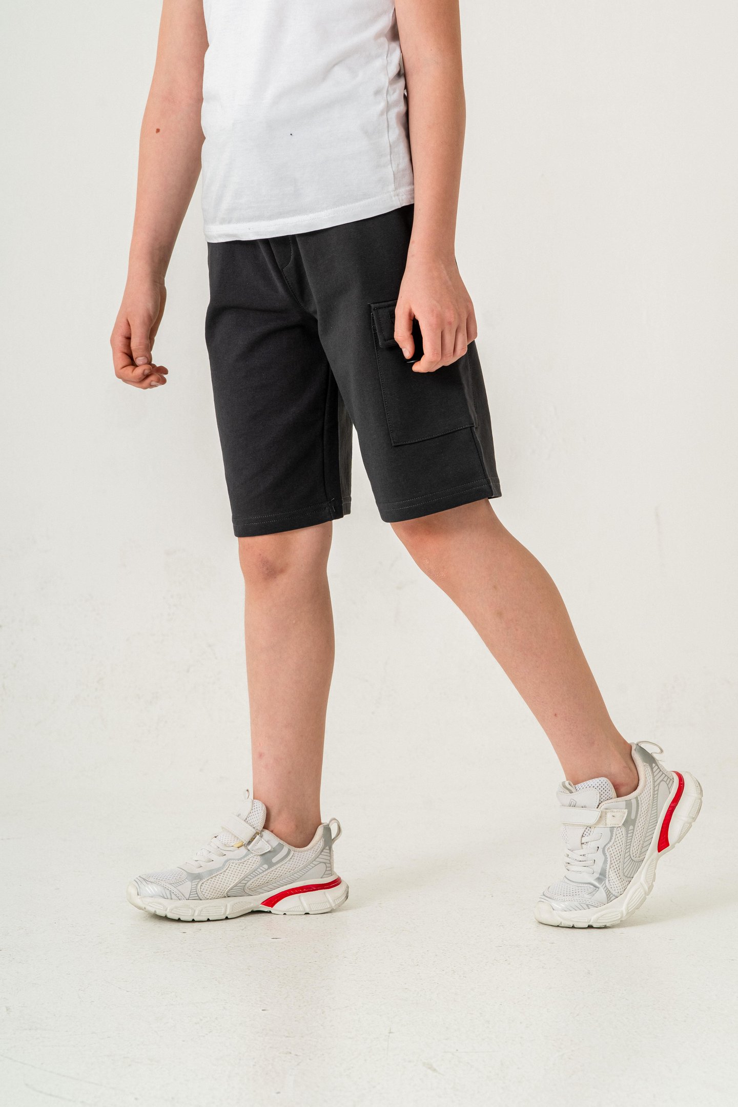 Kargo Cepli Cep Kapağı Lieve In Yourself Baskılı Erkek Çocuk Şort