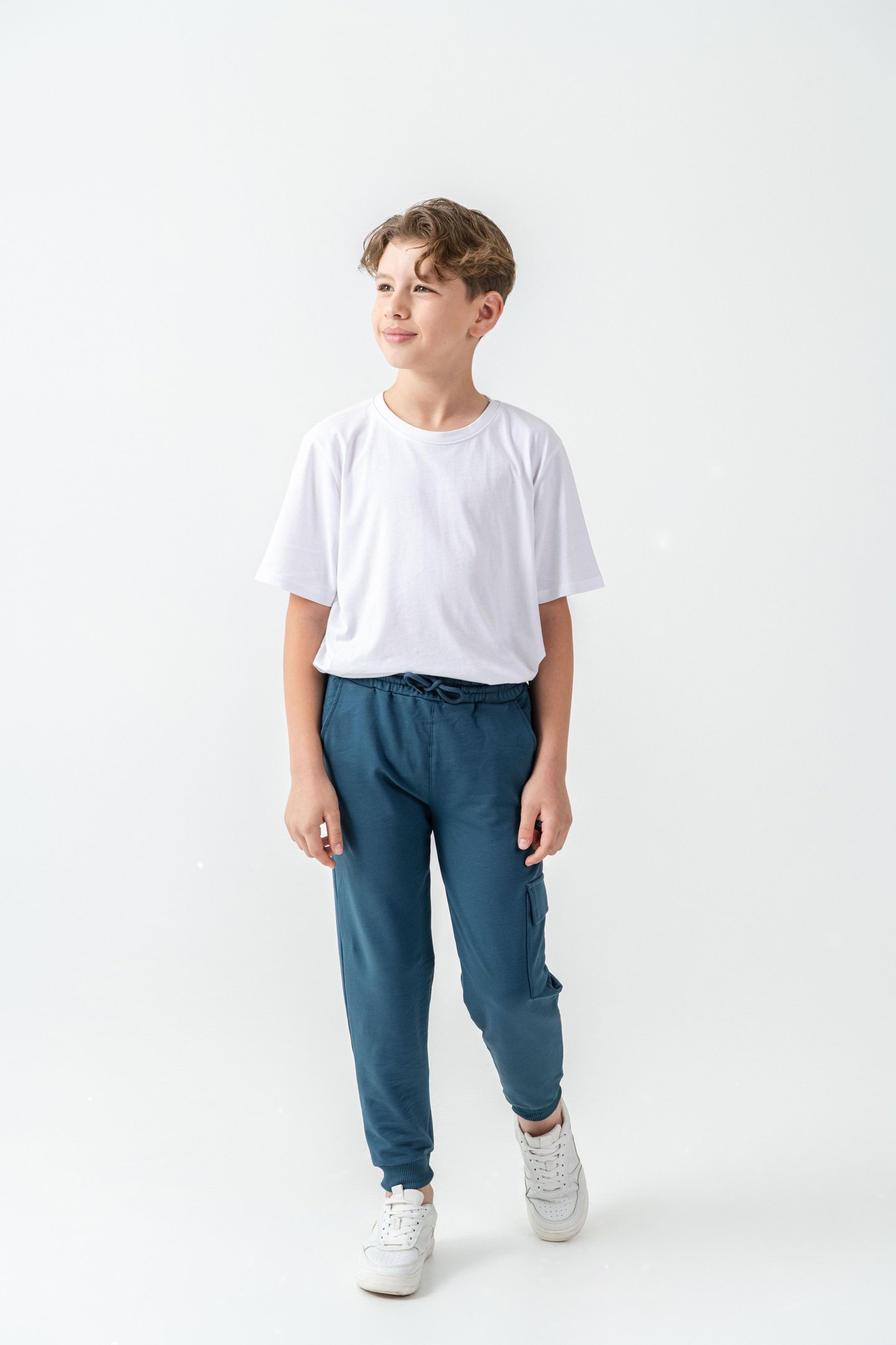 Kargo Cepli Erkek Çocuk Eşofman Altı