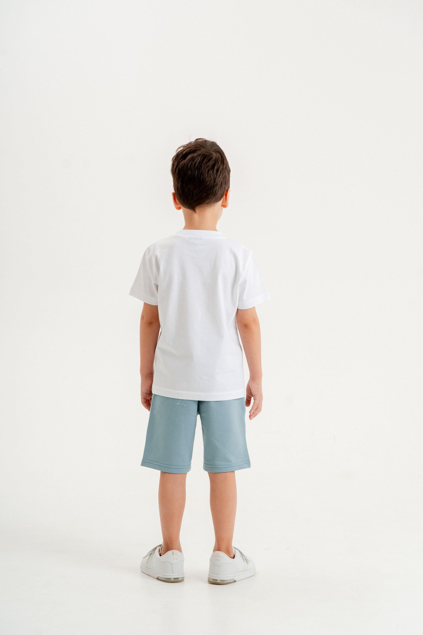 Köpek Baskılı Erkek Çocuk Şort - Tişört Takımı