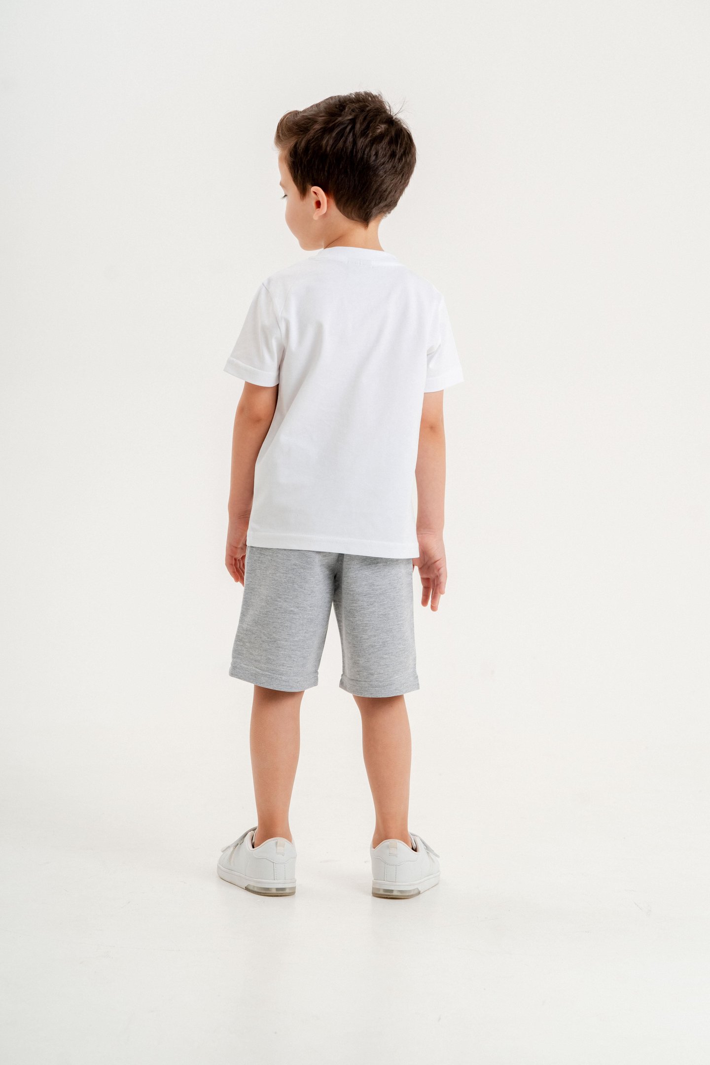 Köpek Baskılı Erkek Çocuk Şort - Tişört Takımı