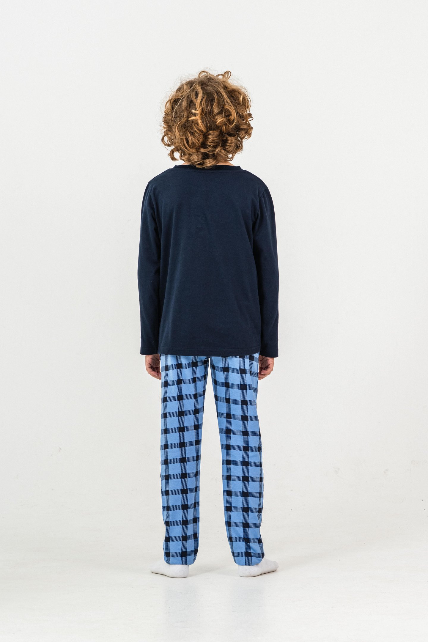Let It Snow Ayıcık Baskılı Erkek Çocuk Pijama Takım