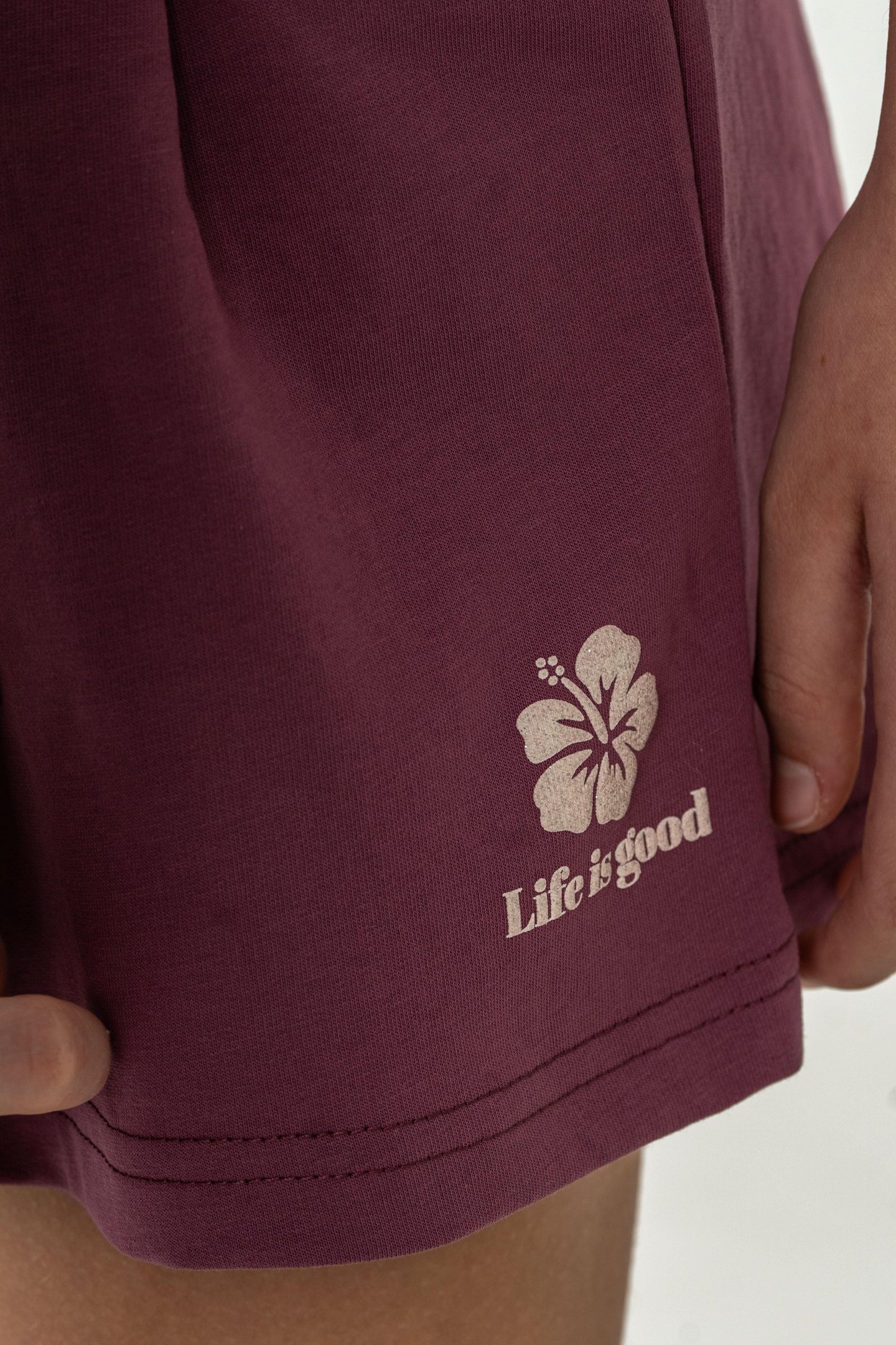 Life İs Good Baskılı Cepler Fiyonklu Kız Çocuk Şort