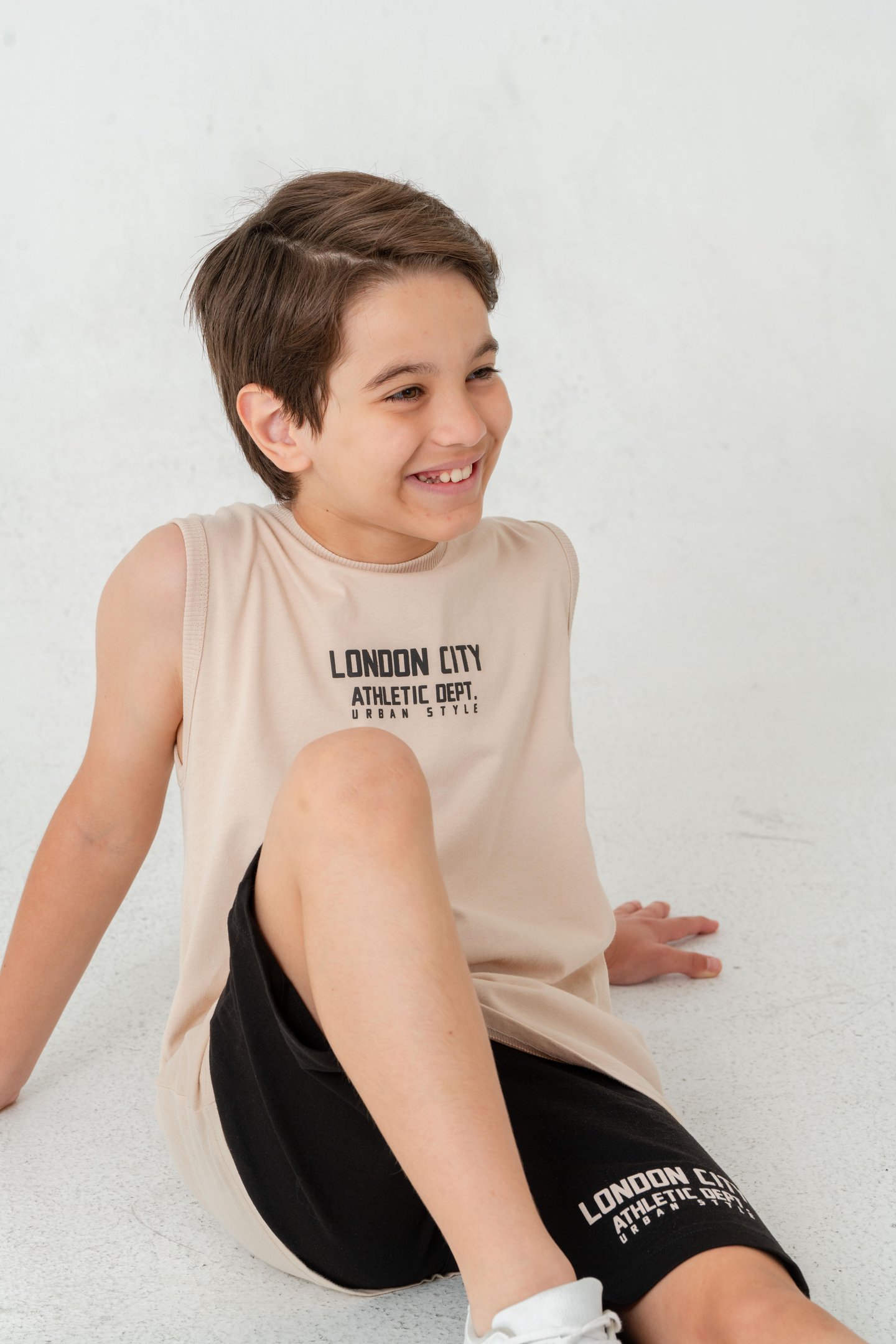 London City Athletic Dept. Urban Style Erkek Çocuk Şort - Tişört Takımı