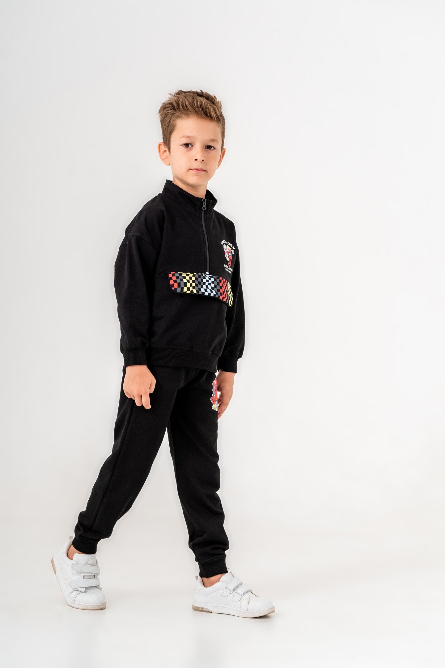 Monsta Crew Baskılı Erkek Çocuk Eşofman Takımı