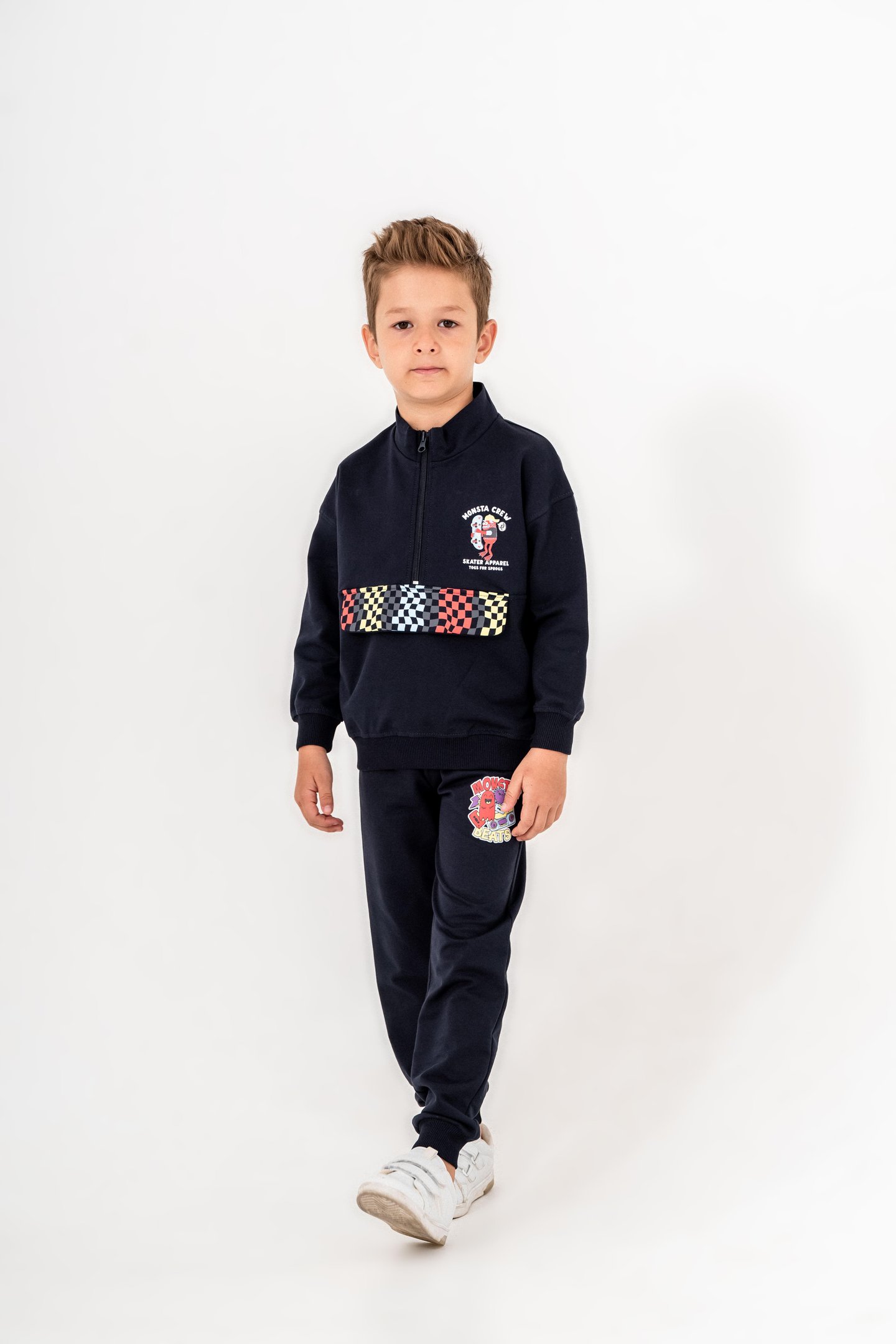 Monsta Crew Baskılı Erkek Çocuk Eşofman Takımı