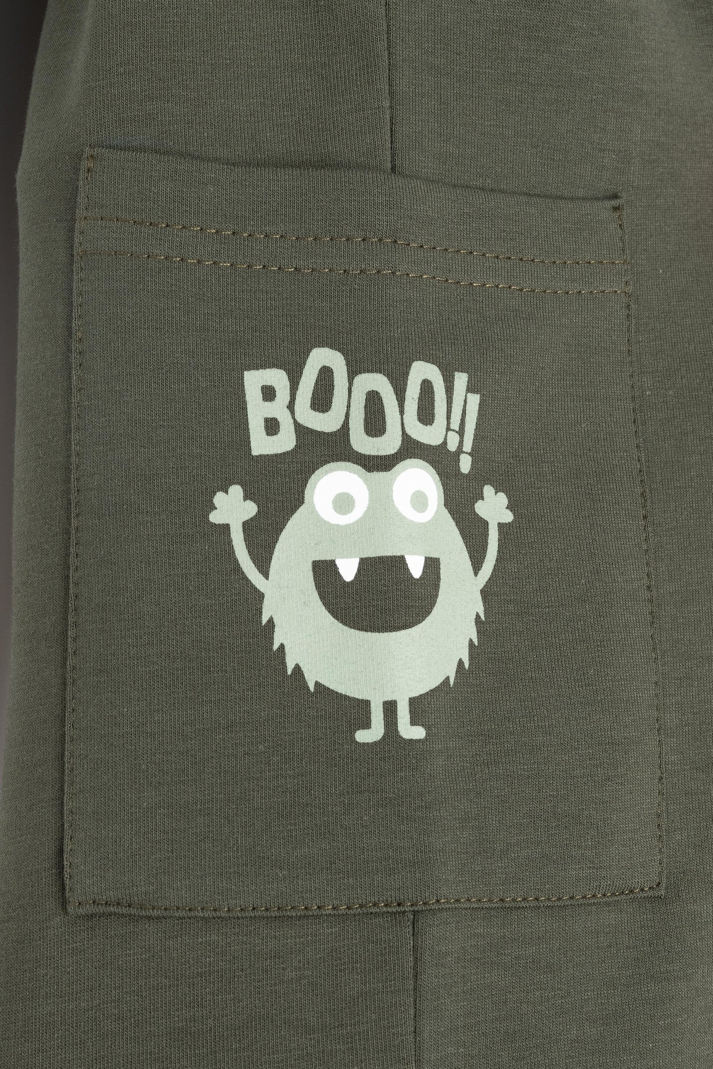 Nakışlı Baskılı Bisiklet Yaka Alt Üst Eşofman Takımı