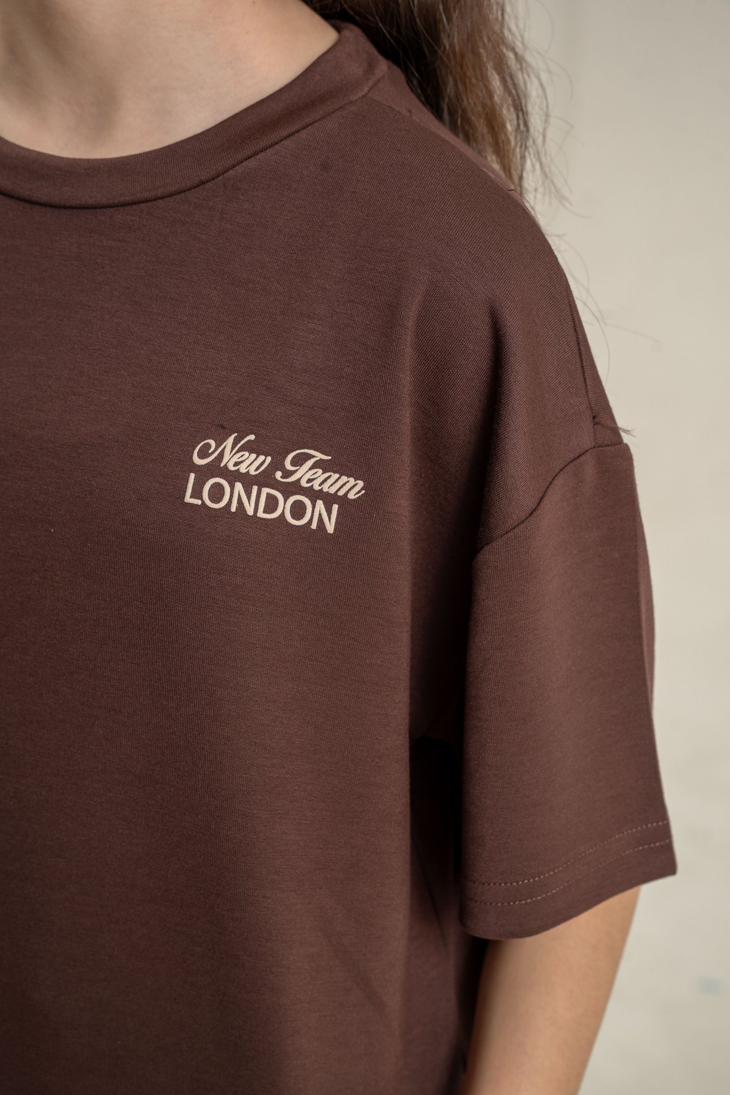 New Team London Nakışlı Yumaşak Dokulu-Comfort Kumaş Kız Çocuk Alt Üst Eşofman Takımı