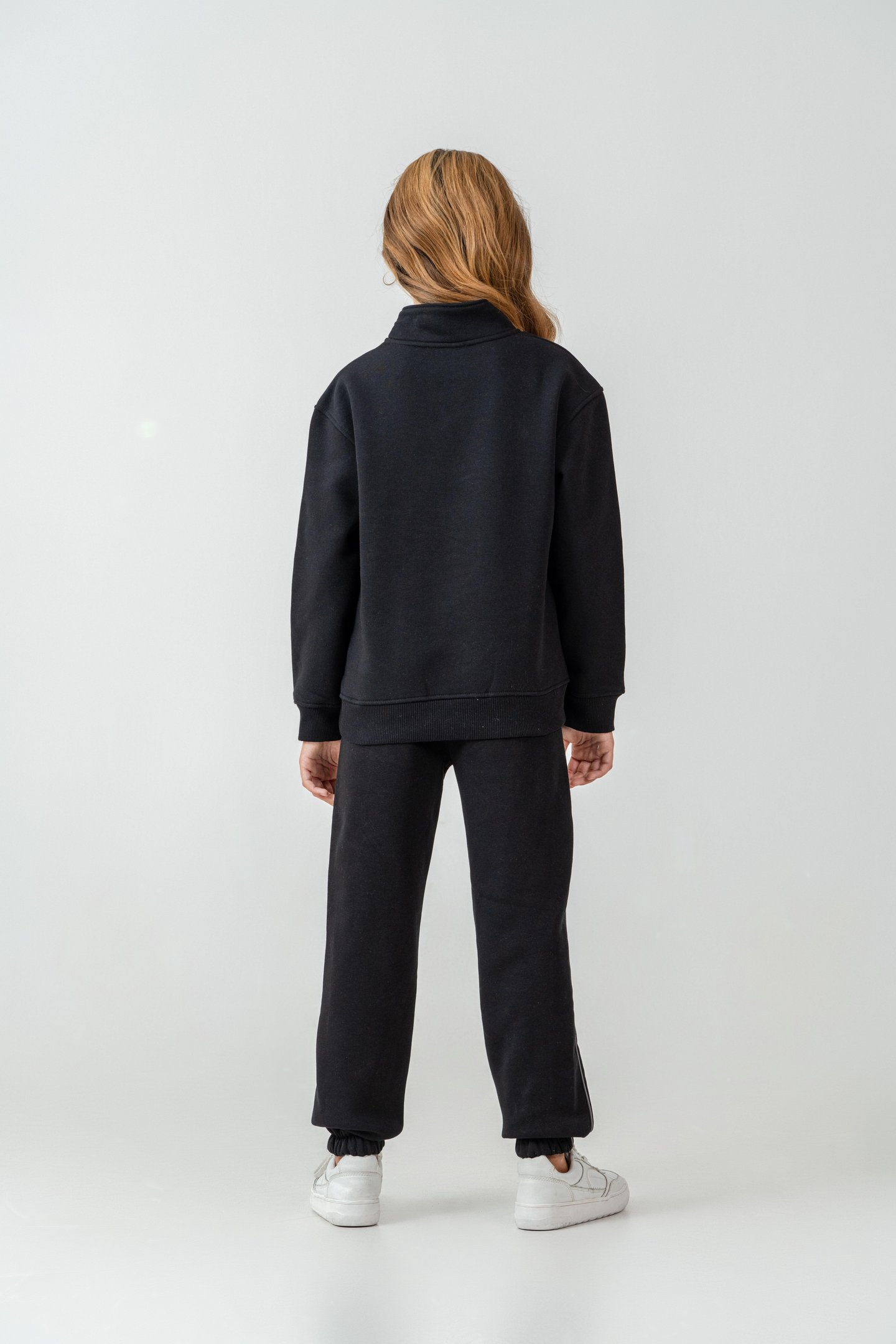 New World Nakışlı Polar Kız Çocuk Alt Üst Eşofman Takımı