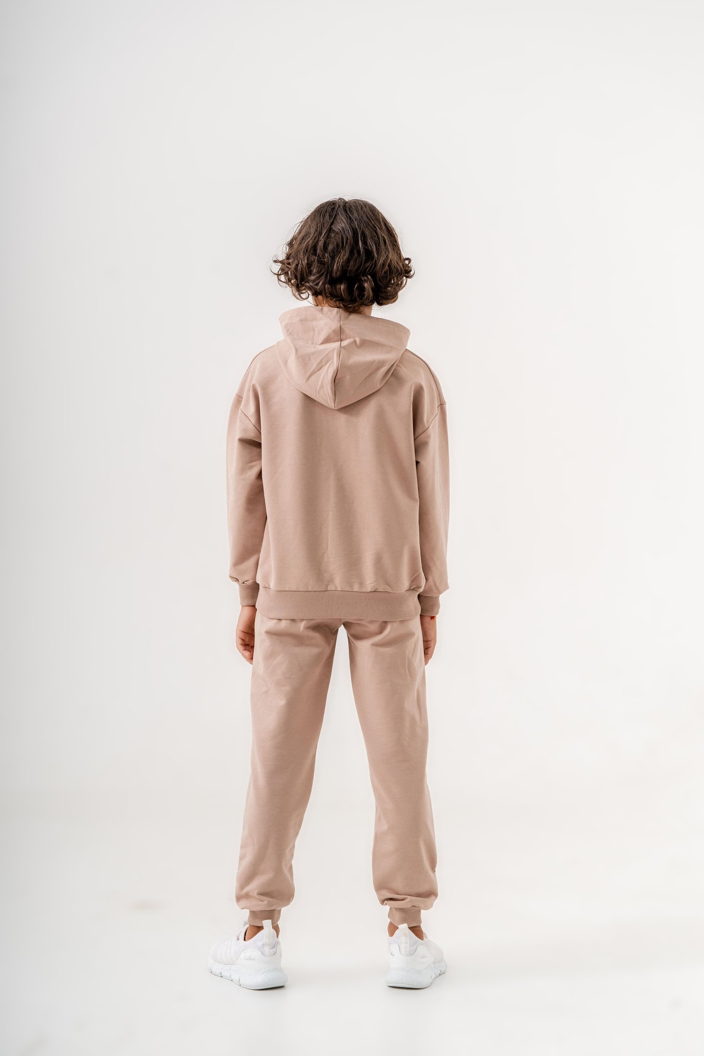 New York City Baskılı Kanguru Cep Detaylı Kapüşonlu Erkek Çocuk Alt-Üst Eşofman Takımı