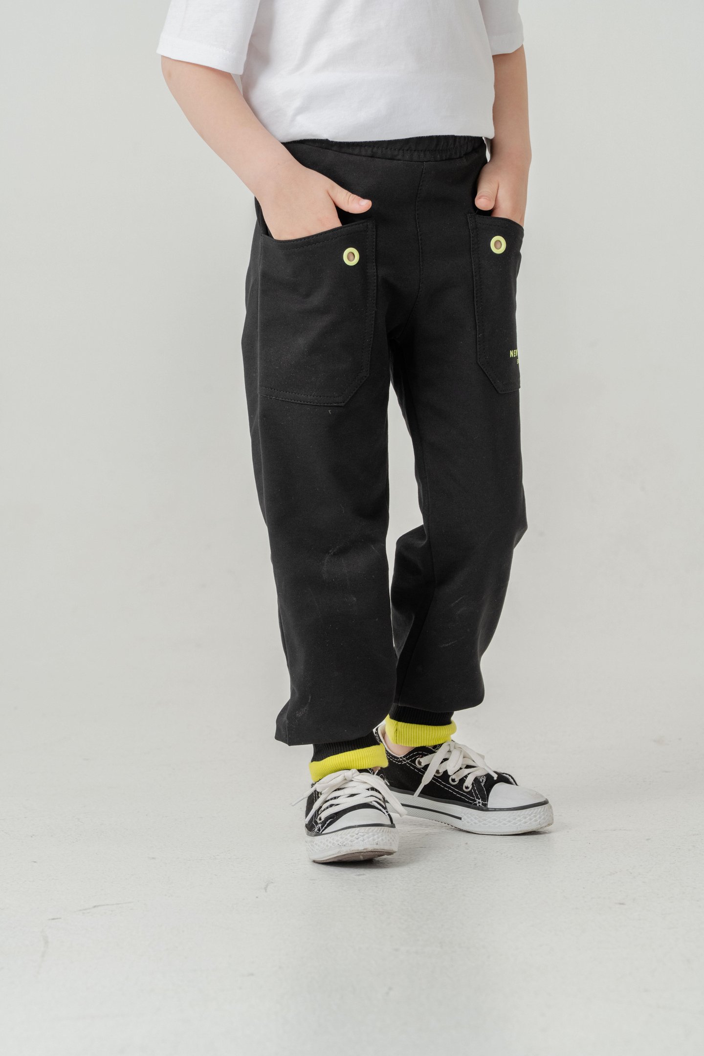 New York City Skaters Baskılı Cepler Kuş Gözlü Erkek Çocuk Eşofman Altı