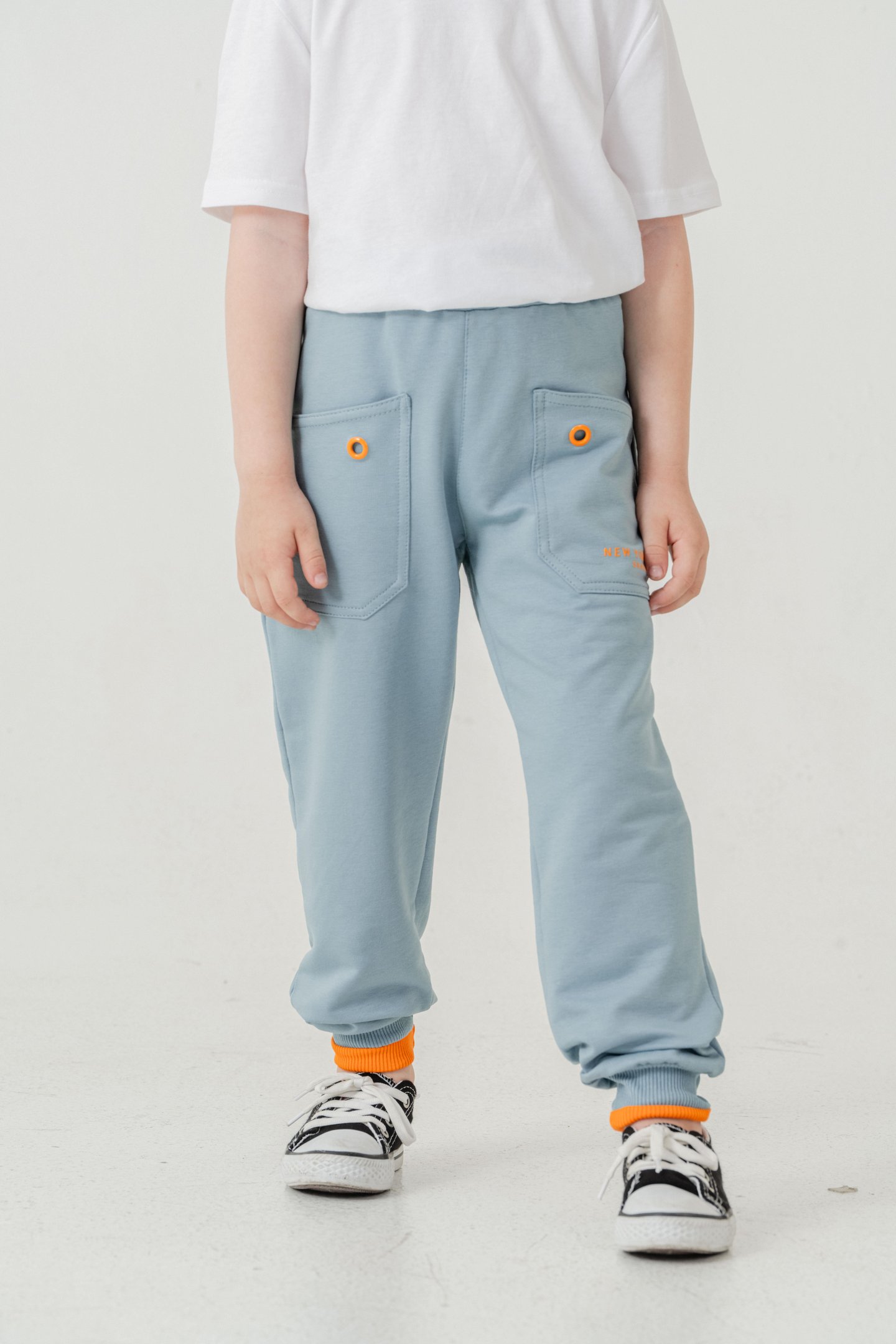 New York City Skaters Baskılı Cepler Kuş Gözlü Erkek Çocuk Eşofman Altı