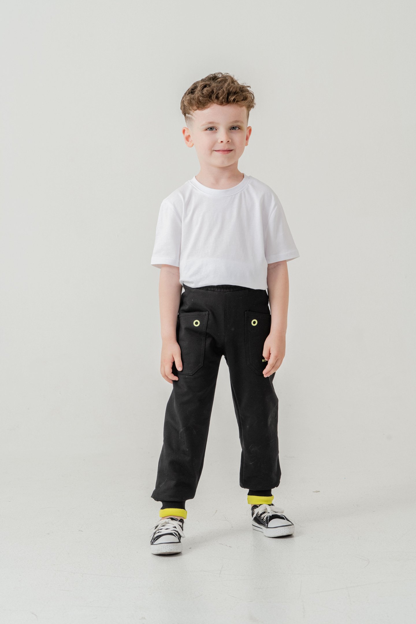 New York City Skaters Baskılı Cepler Kuş Gözlü Erkek Çocuk Eşofman Altı