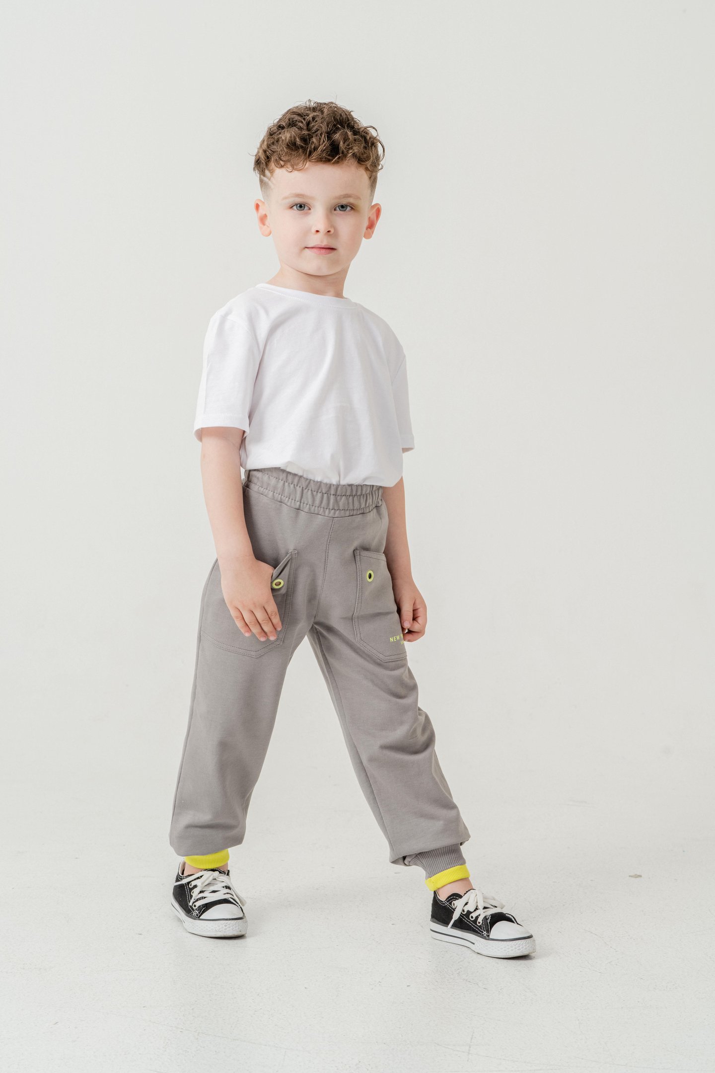 New York City Skaters Baskılı Cepler Kuş Gözlü Erkek Çocuk Eşofman Altı