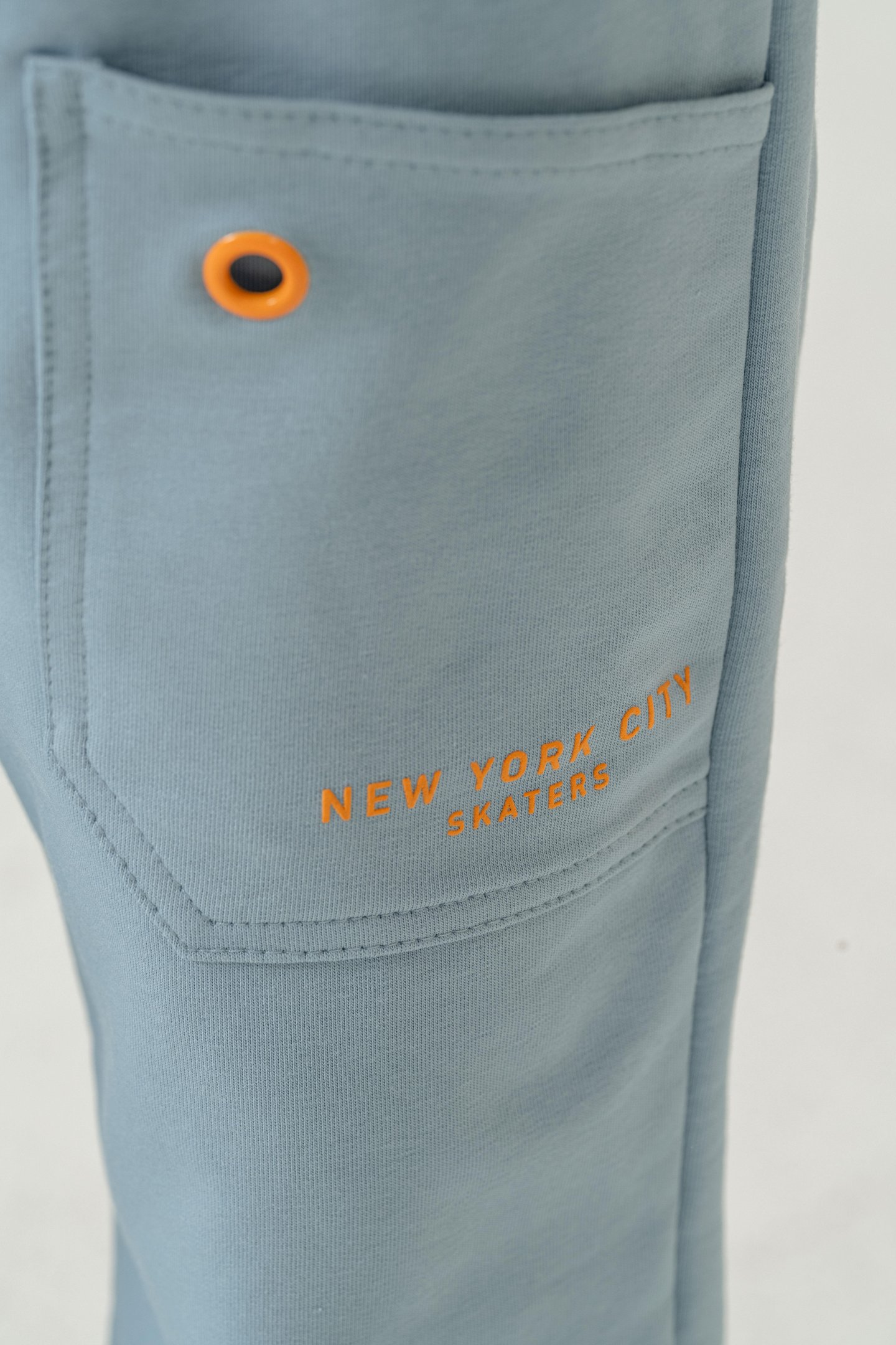 New York City Skaters Baskılı Cepler Kuş Gözlü Erkek Çocuk Eşofman Altı