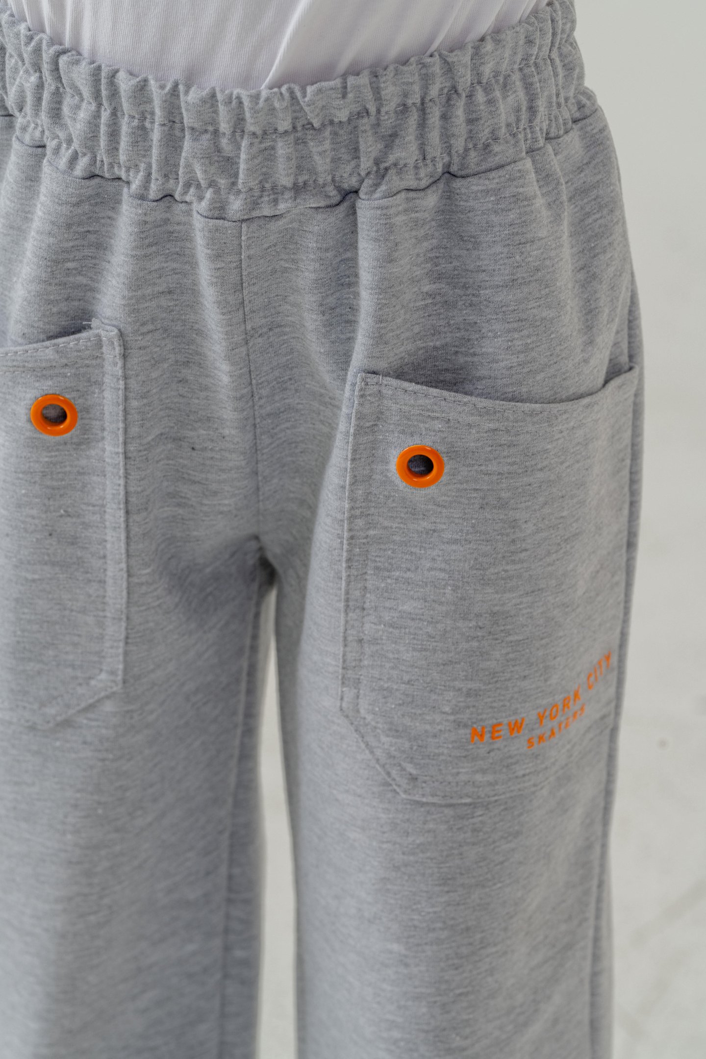 New York City Skaters Baskılı Cepler Kuş Gözlü Erkek Çocuk Eşofman Altı