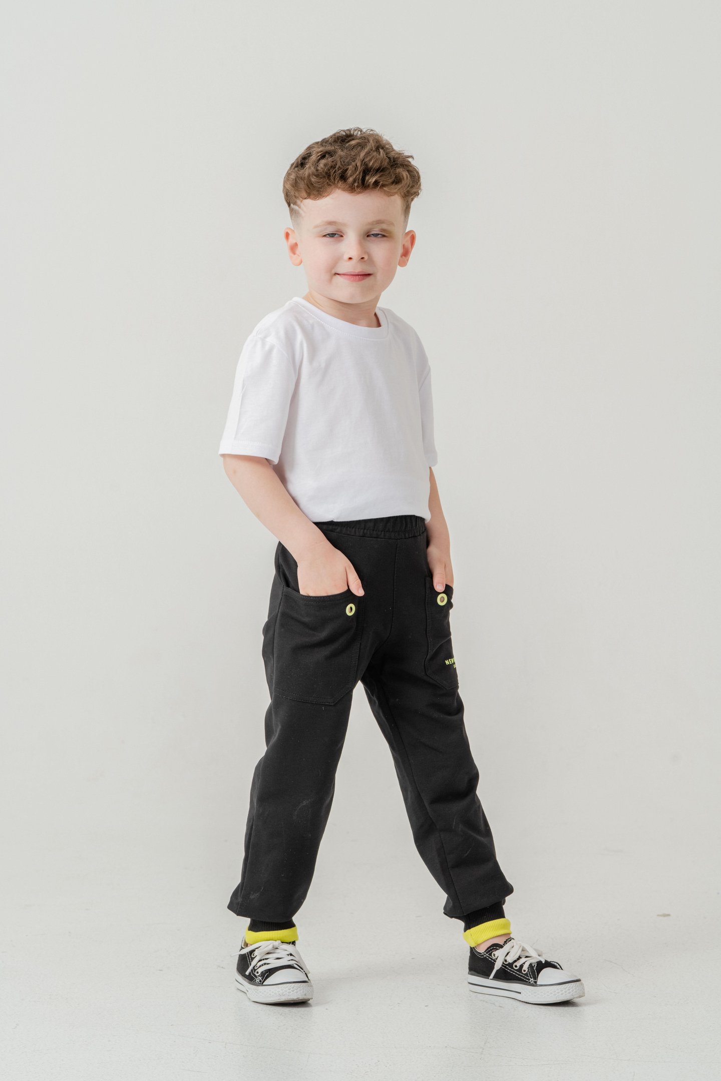 New York City Skaters Baskılı Cepler Kuş Gözlü Erkek Çocuk Eşofman Altı