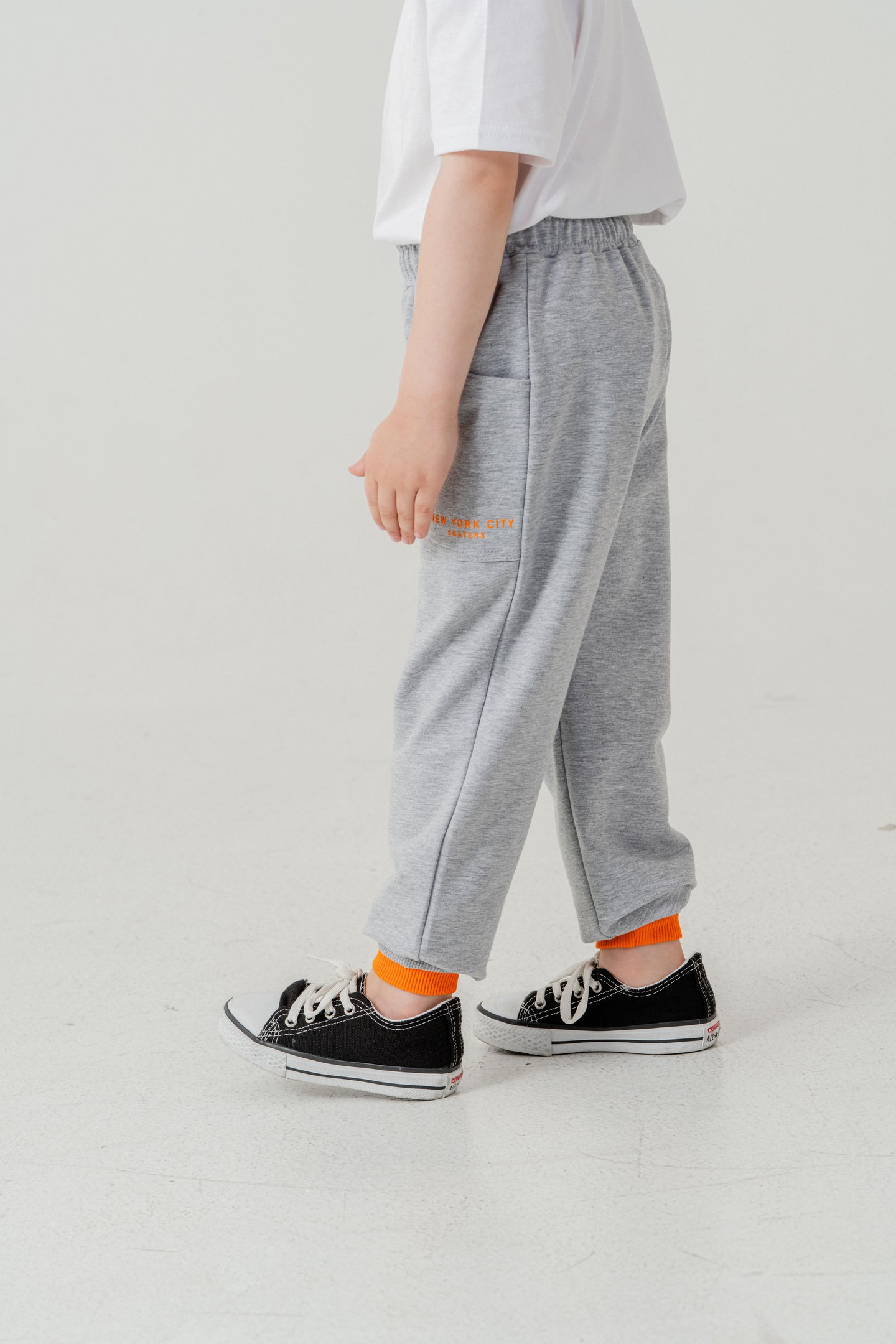 New York City Skaters Baskılı Cepler Kuş Gözlü Erkek Çocuk Eşofman Altı