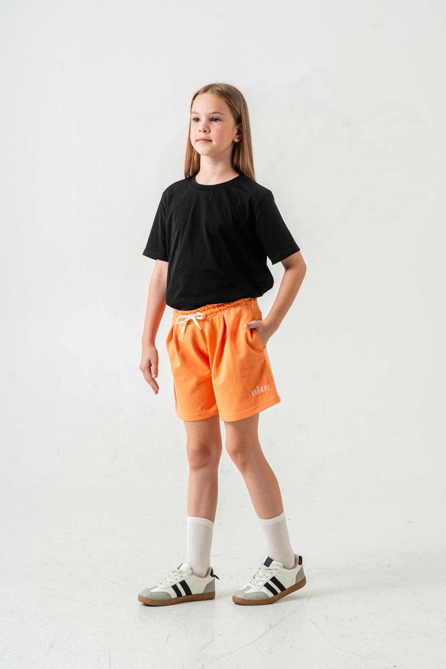 Nice Nakışlı Kız Çocuk Şort