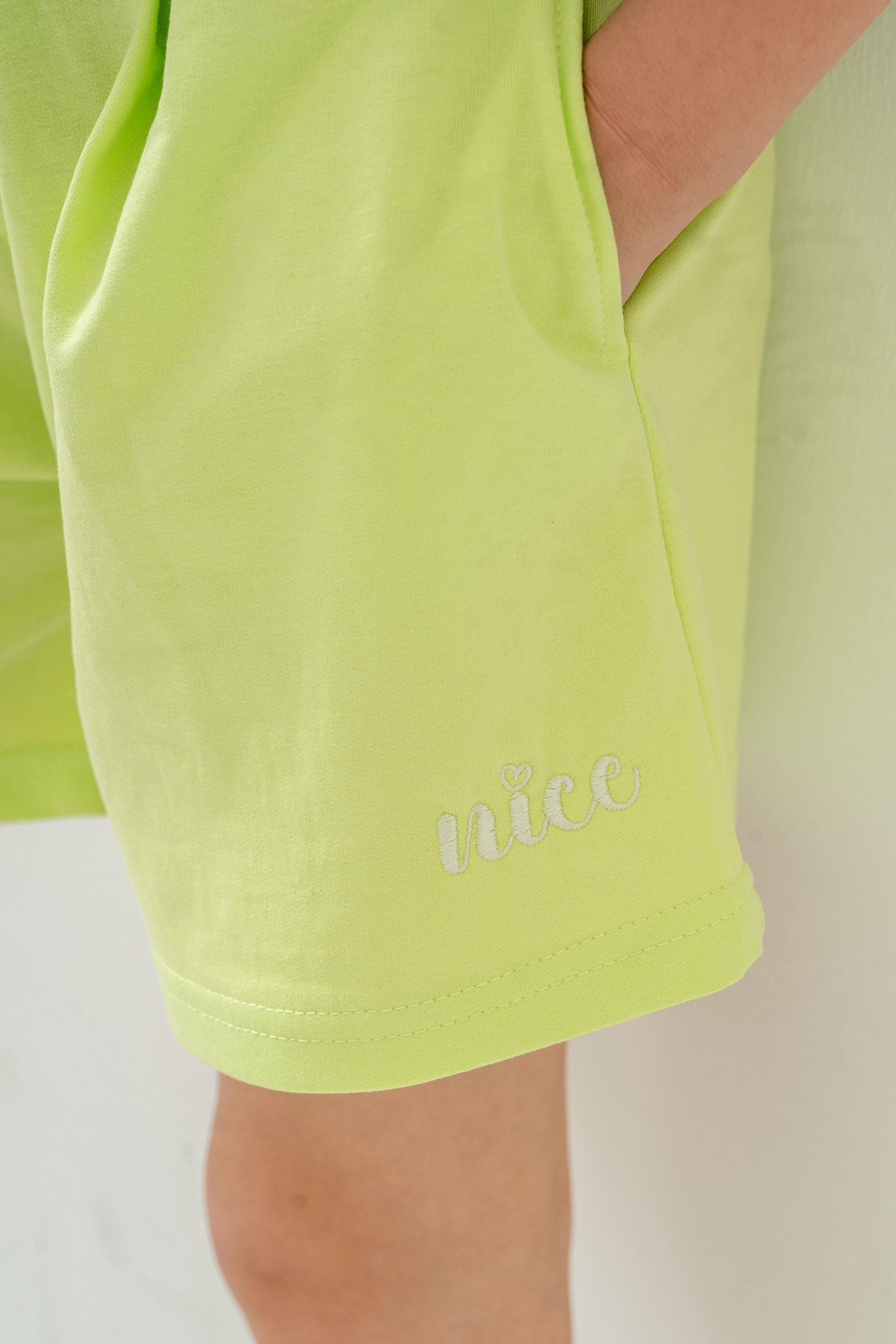 Nice Nakışlı Kız Çocuk Şort