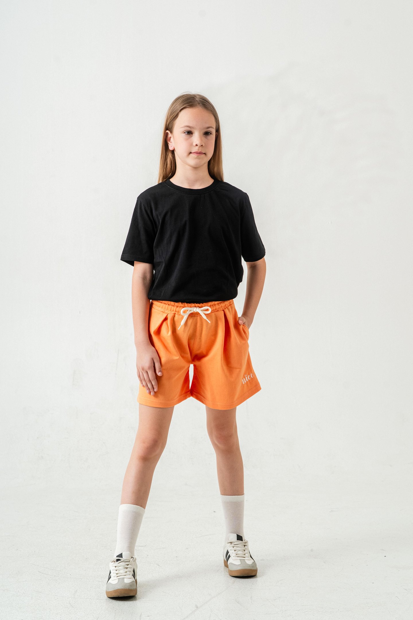 Nice Nakışlı Kız Çocuk Şort