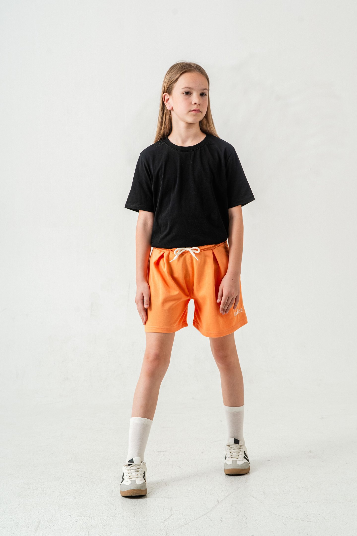 Nice Nakışlı Kız Çocuk Şort