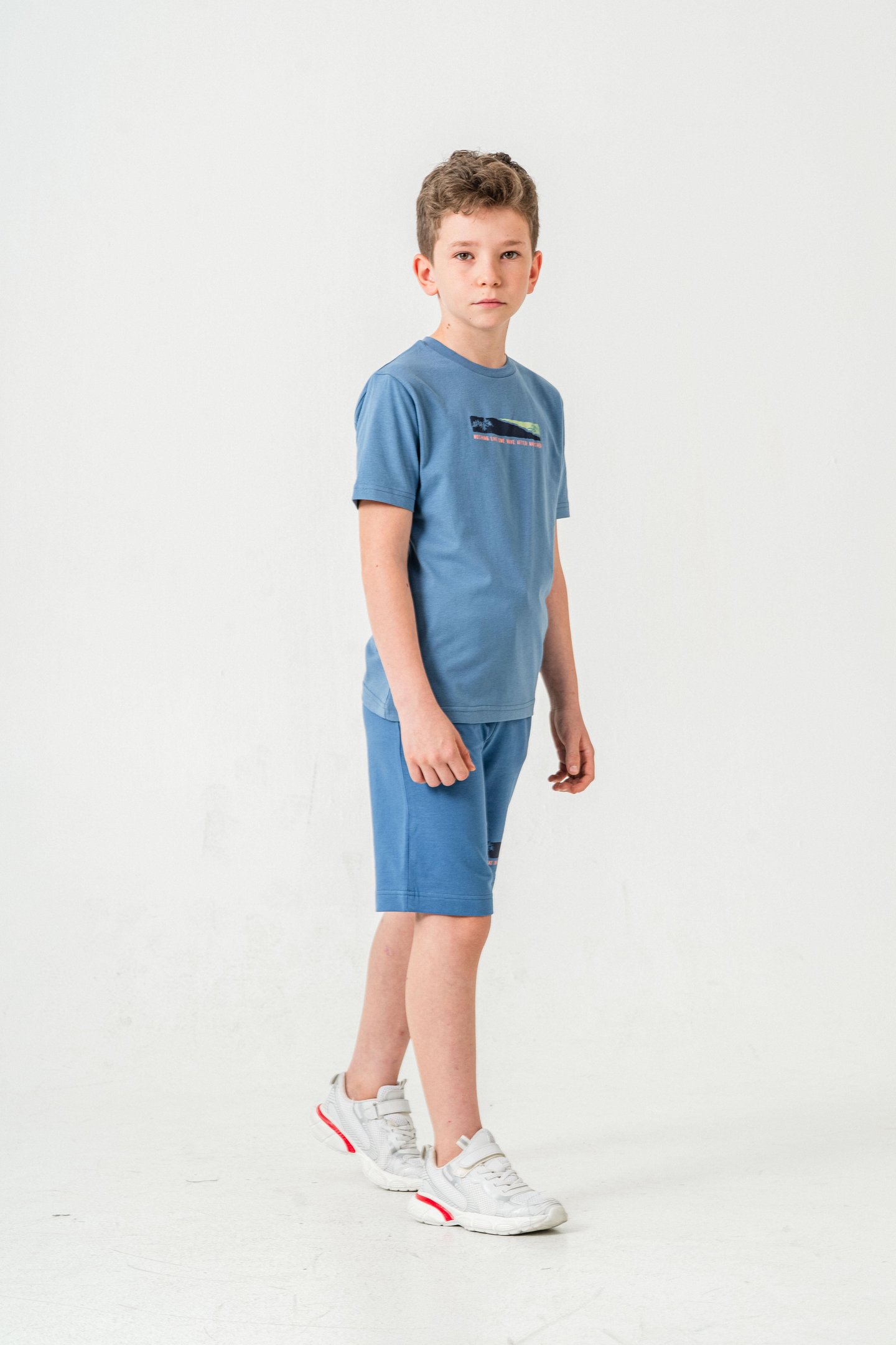 Nothing Like One Wave After Another Baskılı  Erkek Çocuk Şort - Tişört Takımı