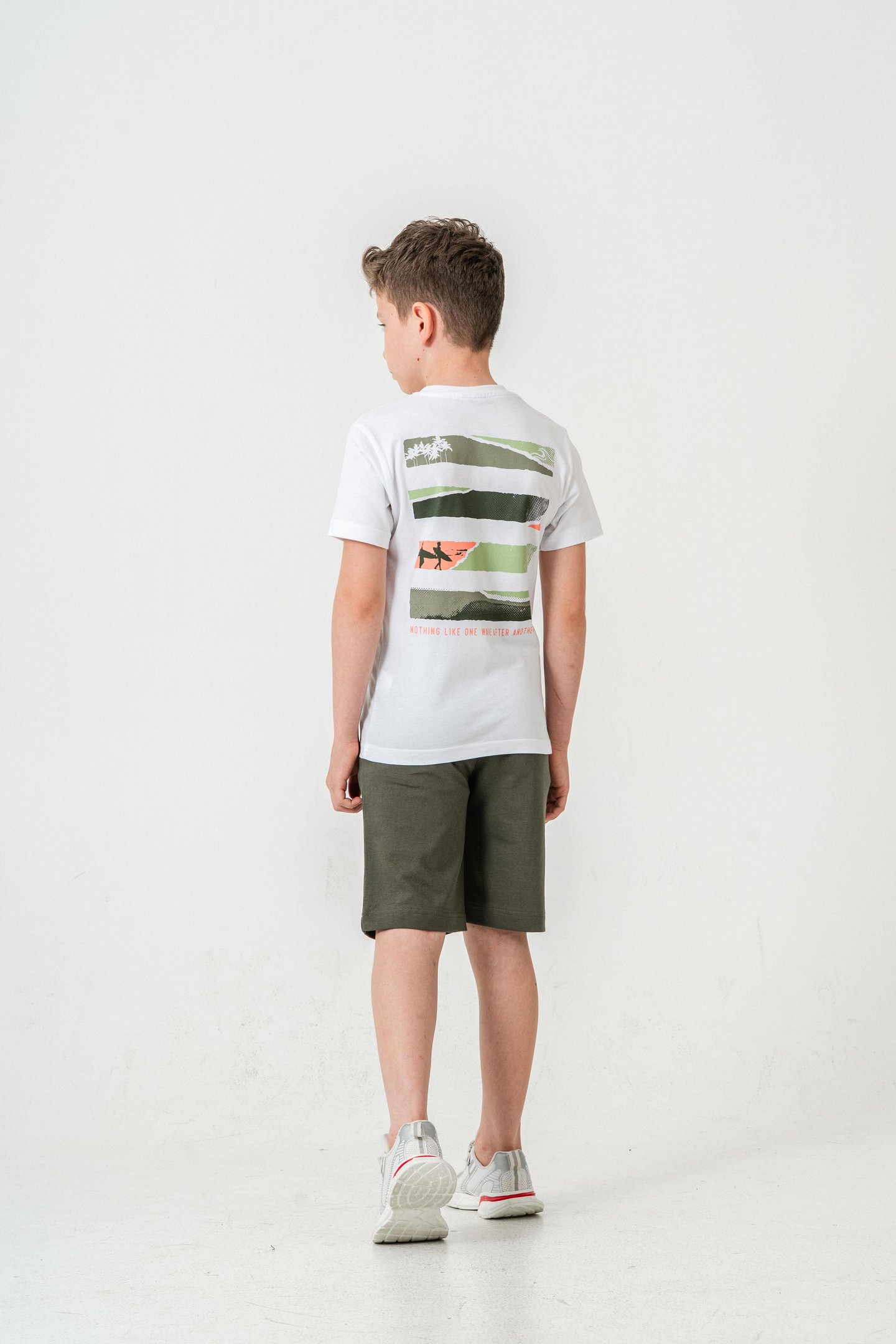 Nothing Like One Wave After Another Baskılı  Erkek Çocuk Şort - Tişört Takımı