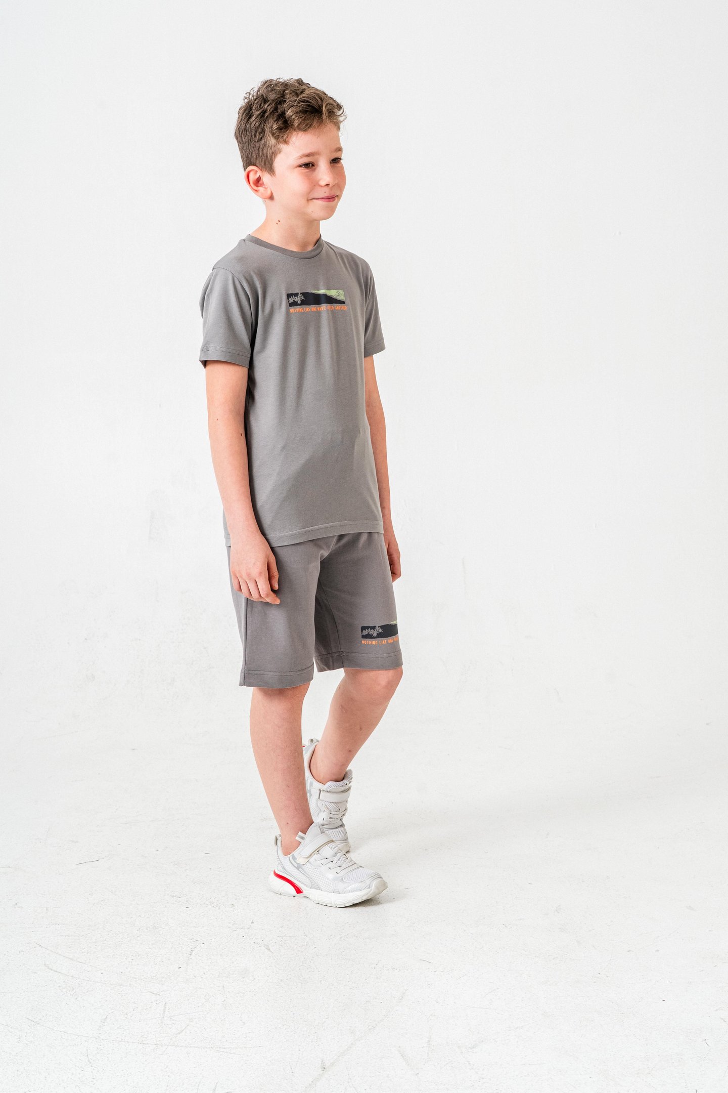 Nothing Like One Wave After Another Baskılı  Erkek Çocuk Şort - Tişört Takımı