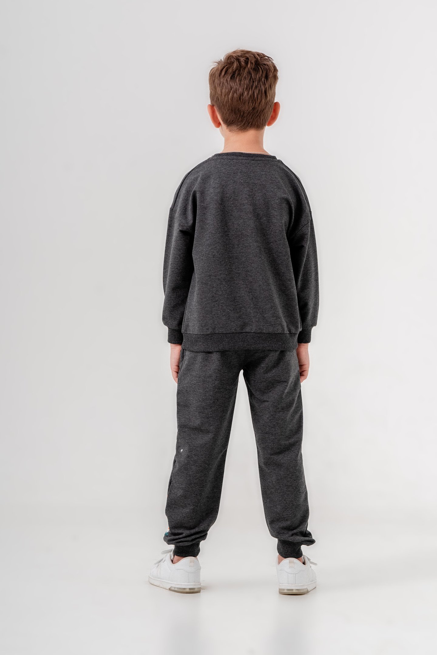 One Dude Cool Baskılı Bacak Baskı Detaylı Erkek Çocuk Alt Üst Eşofman Takımı