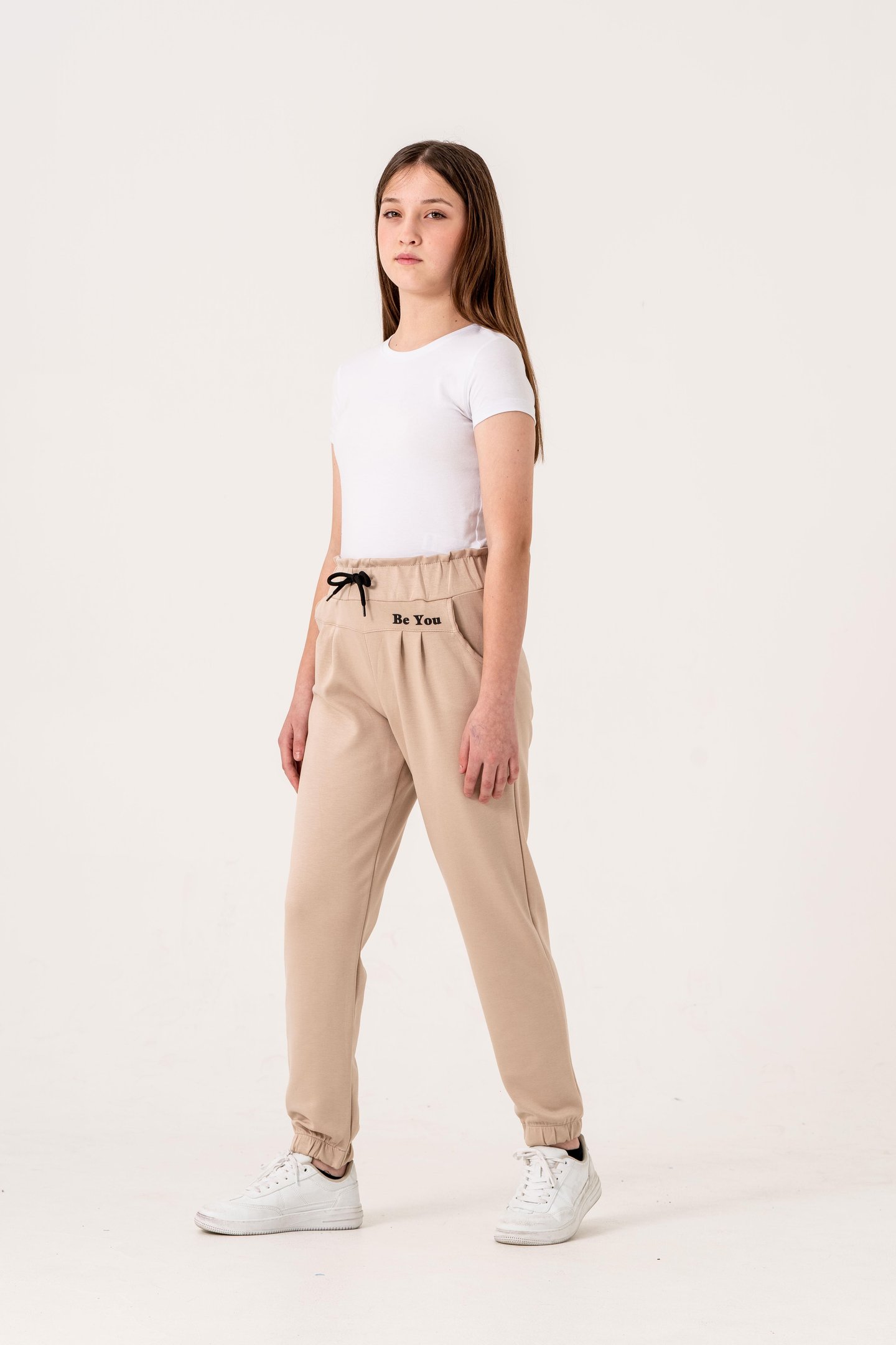 Önü Parçalı Be You Baskılı Oysho Kız Çocuk Eşofman Alt