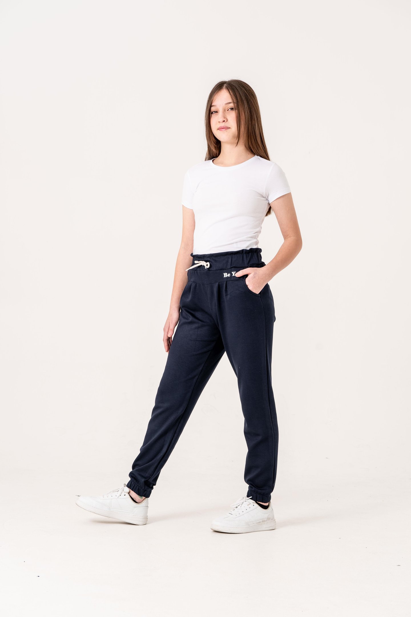 Önü Parçalı Be You Baskılı Oysho Kız Çocuk Eşofman Alt