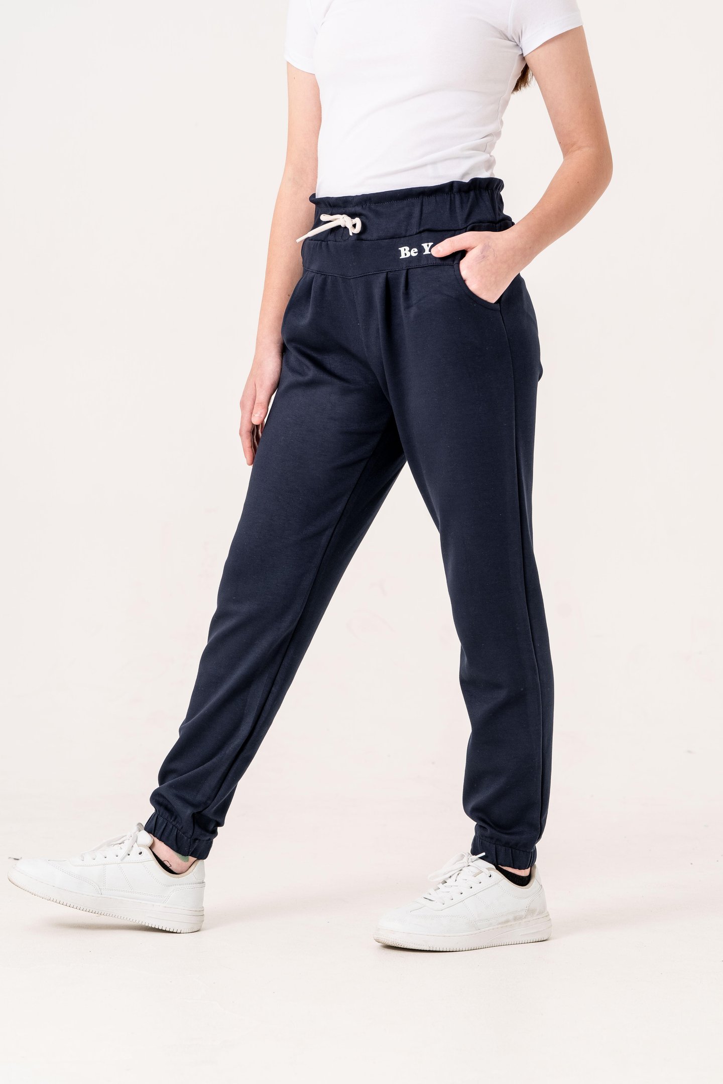 Önü Parçalı Be You Baskılı Oysho Kız Çocuk Eşofman Alt