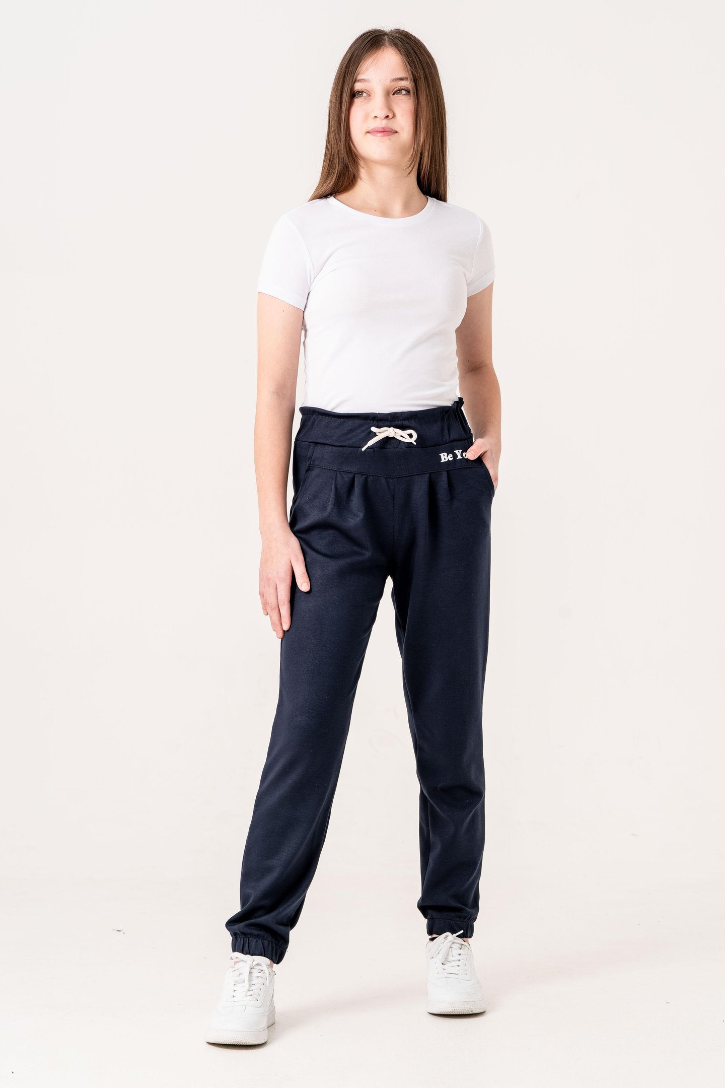 Önü Parçalı Be You Baskılı Oysho Kız Çocuk Eşofman Alt