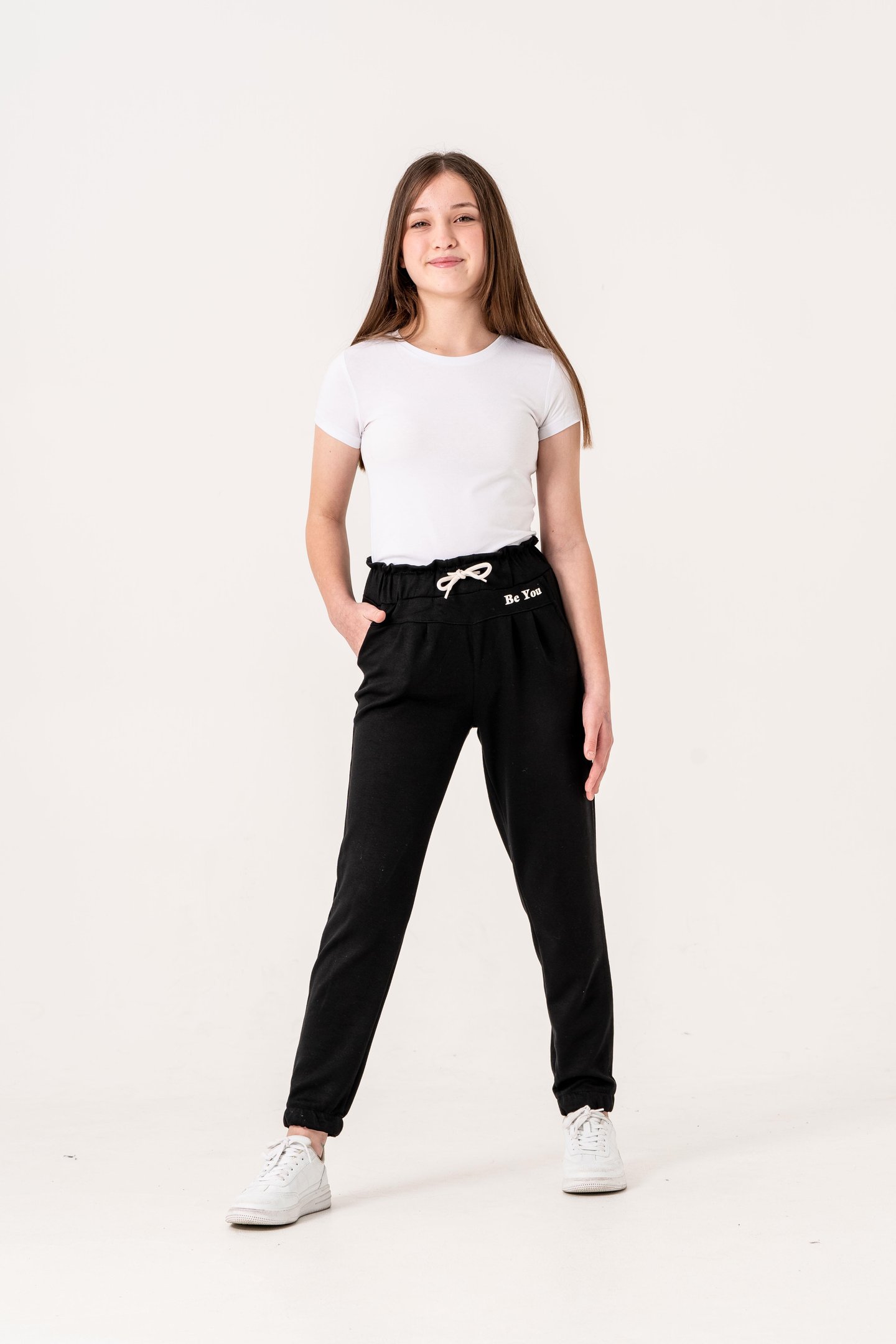 Önü Parçalı Be You Baskılı Oysho Kız Çocuk Eşofman Alt