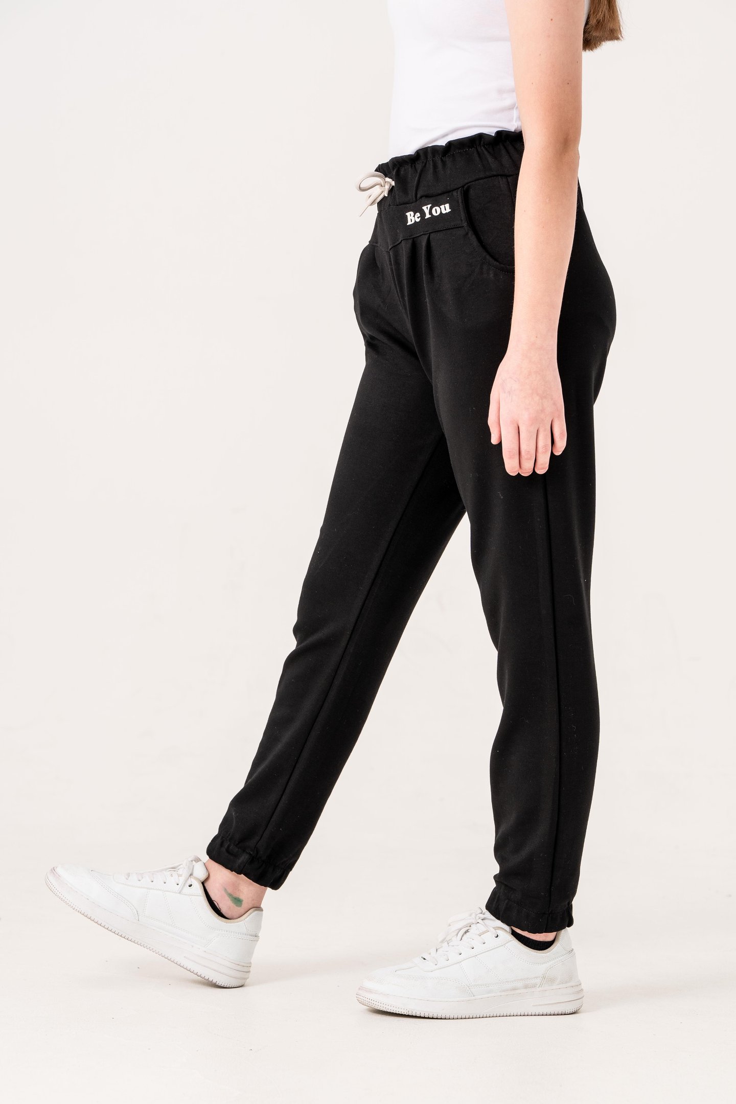 Önü Parçalı Be You Baskılı Oysho Kız Çocuk Eşofman Alt