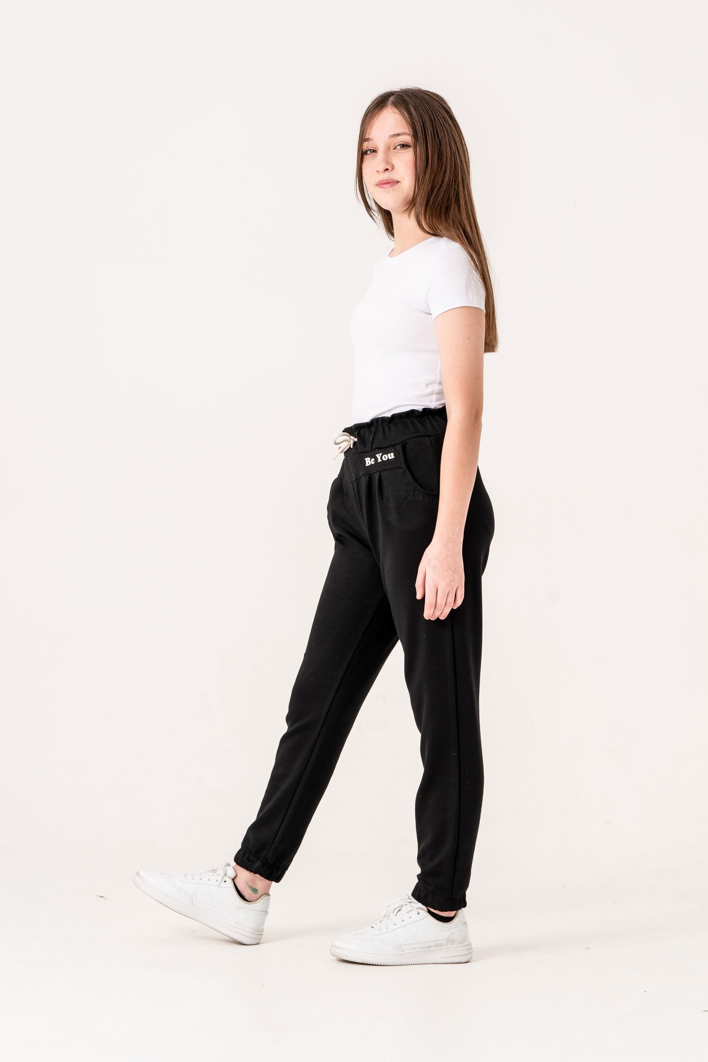 Önü Parçalı Be You Baskılı Oysho Kız Çocuk Eşofman Alt