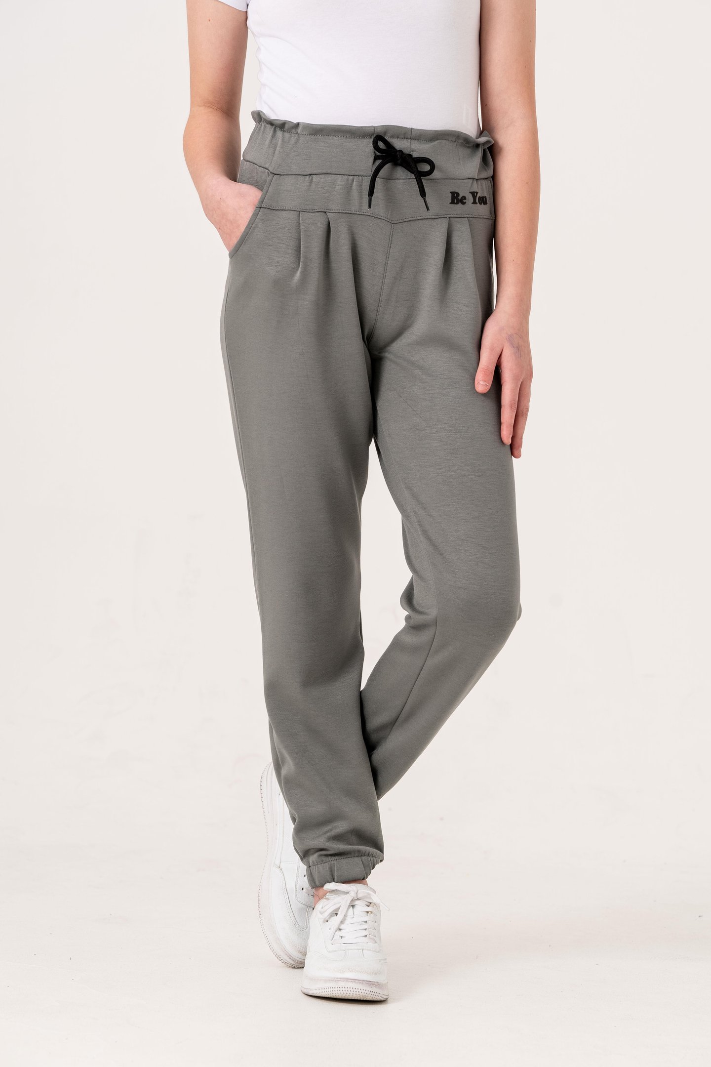 Önü Parçalı Be You Baskılı Oysho Kız Çocuk Eşofman Alt