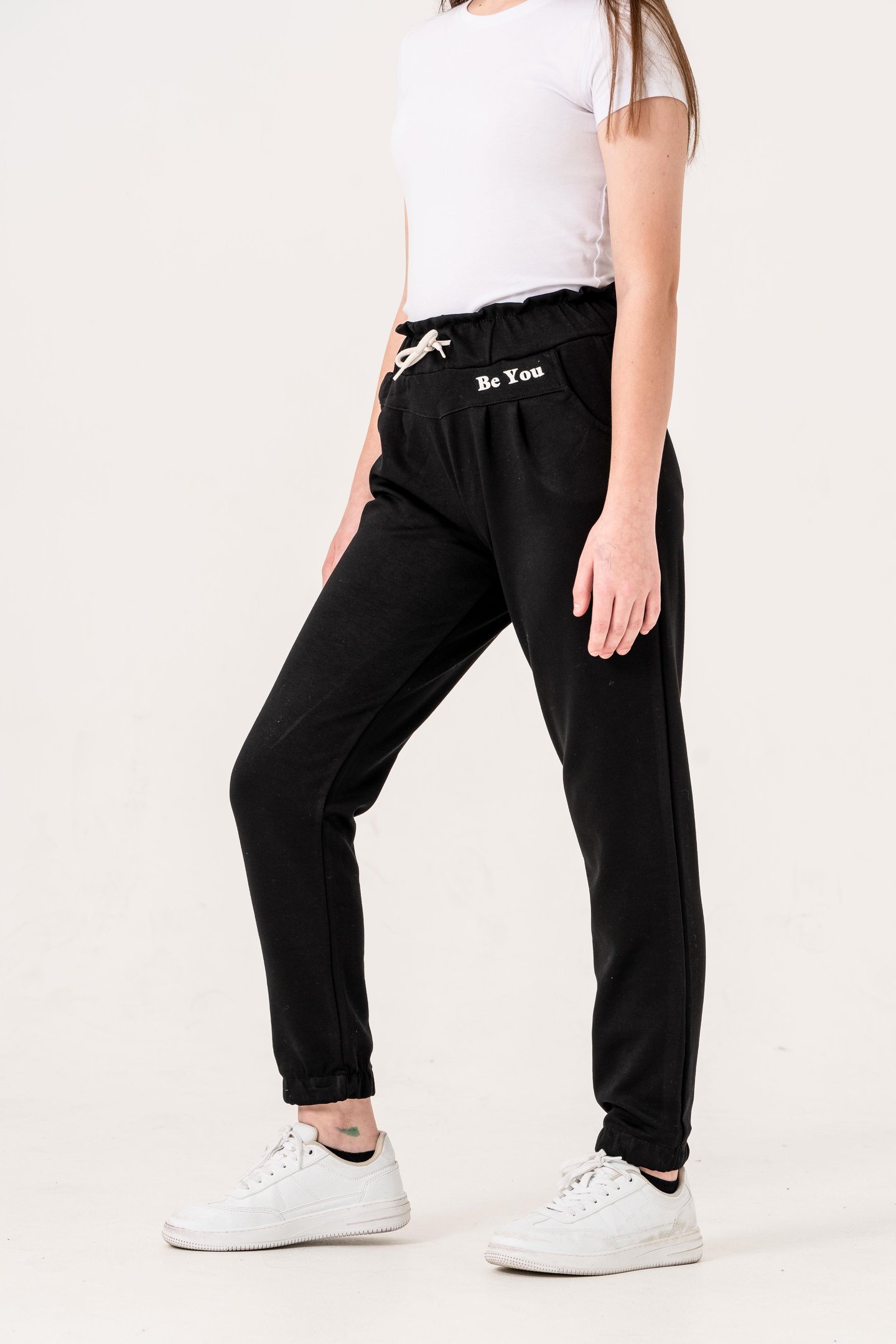 Önü Parçalı Be You Baskılı Oysho Kız Çocuk Eşofman Alt