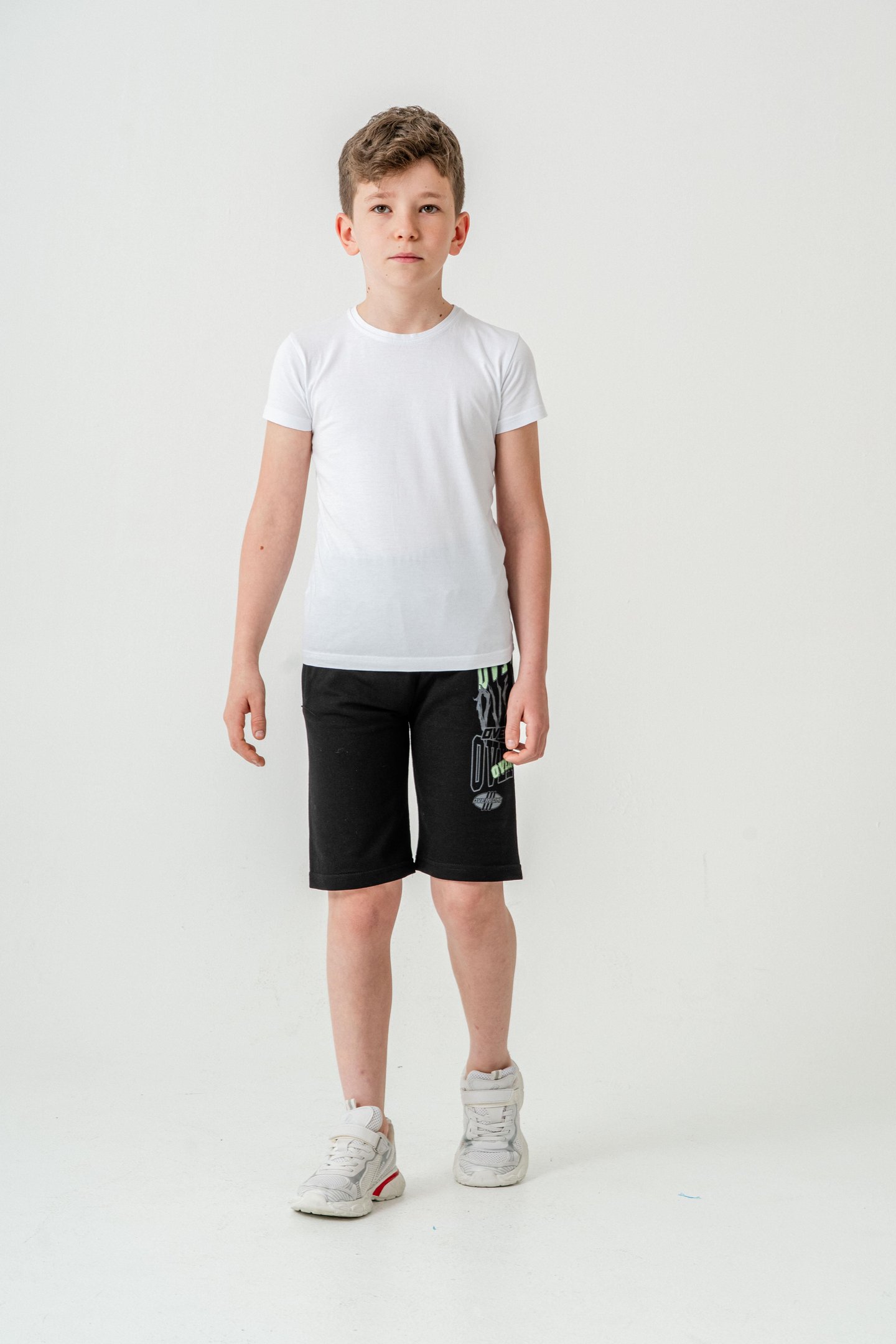 Overcome Baskılı Cepli Erkek Çocuk Şort