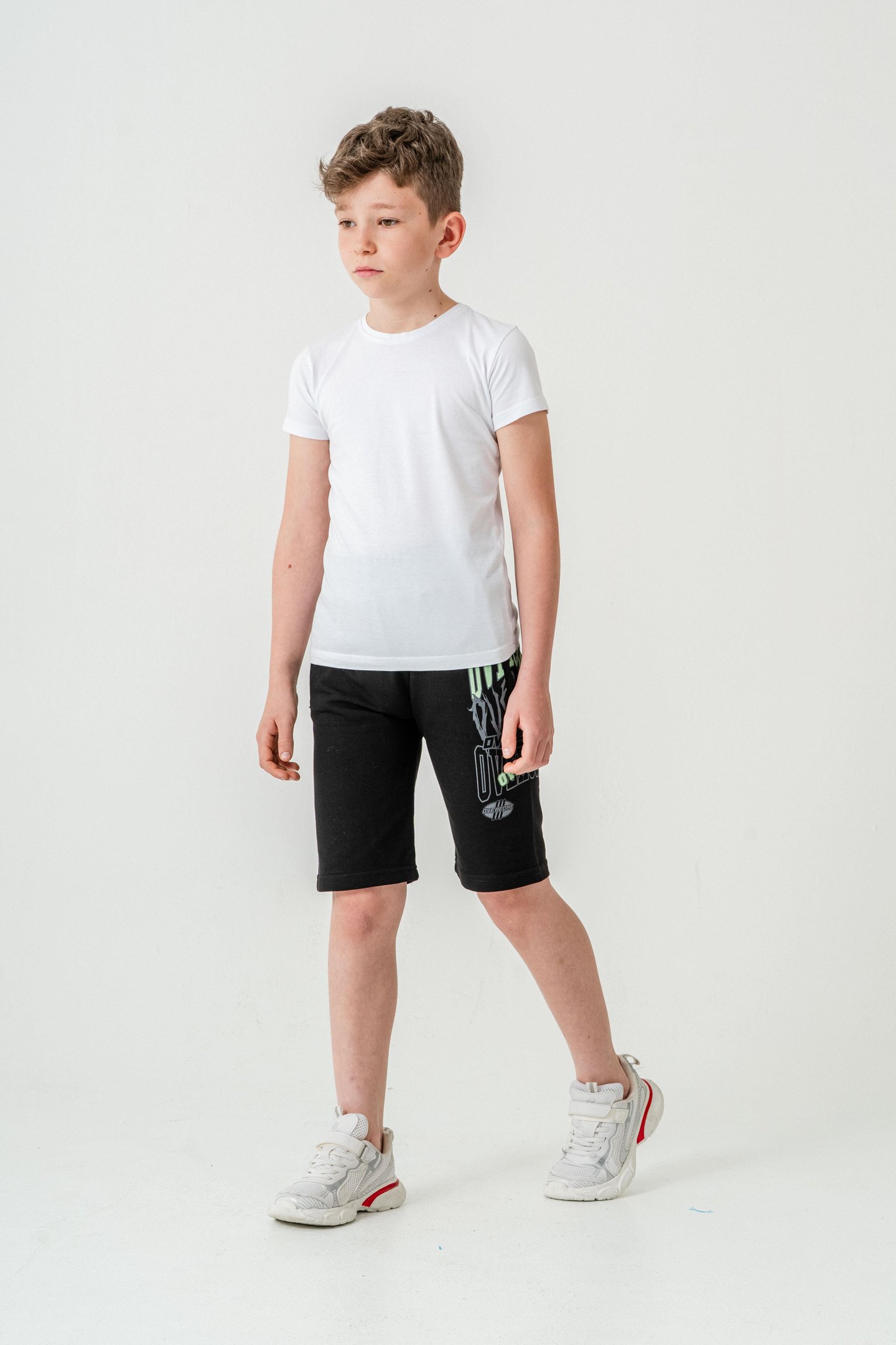 Overcome Baskılı Cepli Erkek Çocuk Şort