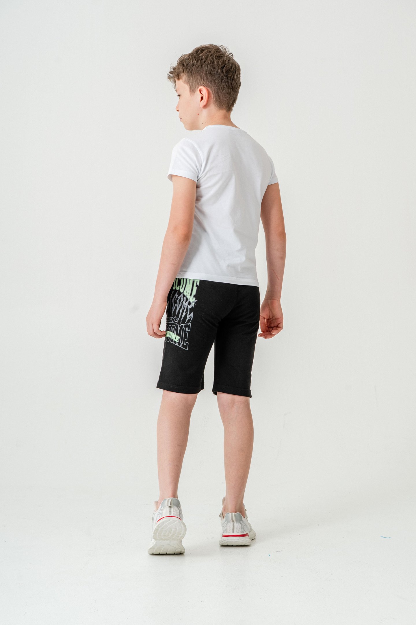 Overcome Baskılı Cepli Erkek Çocuk Şort