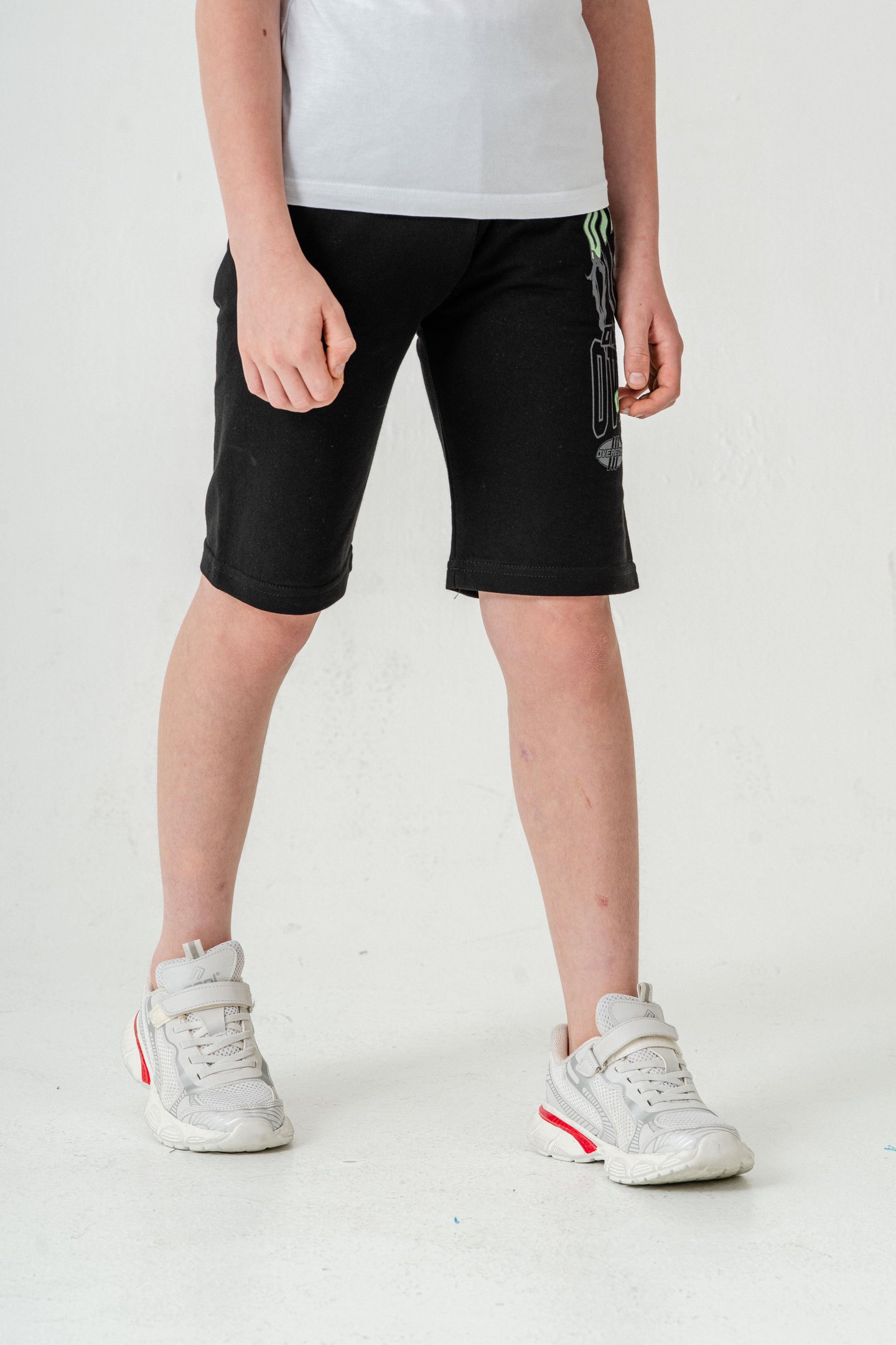 Overcome Baskılı Cepli Erkek Çocuk Şort