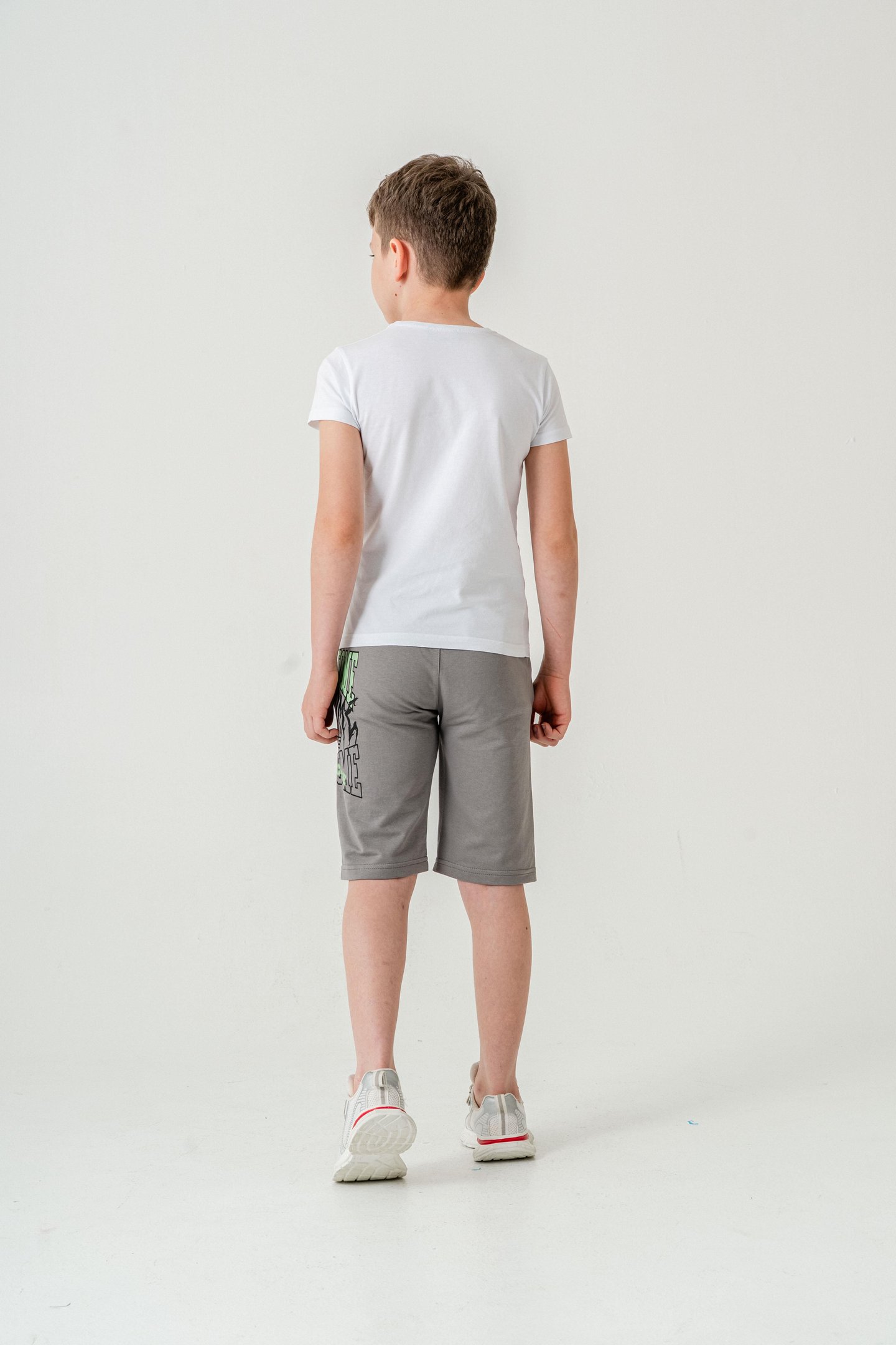 Overcome Baskılı Cepli Erkek Çocuk Şort