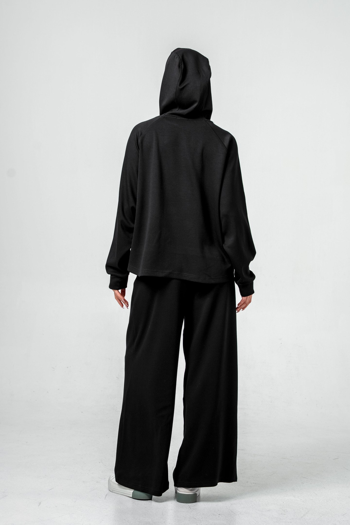 Oysho Kumaşlı Kapüşonlu Kadın Sweat Takım