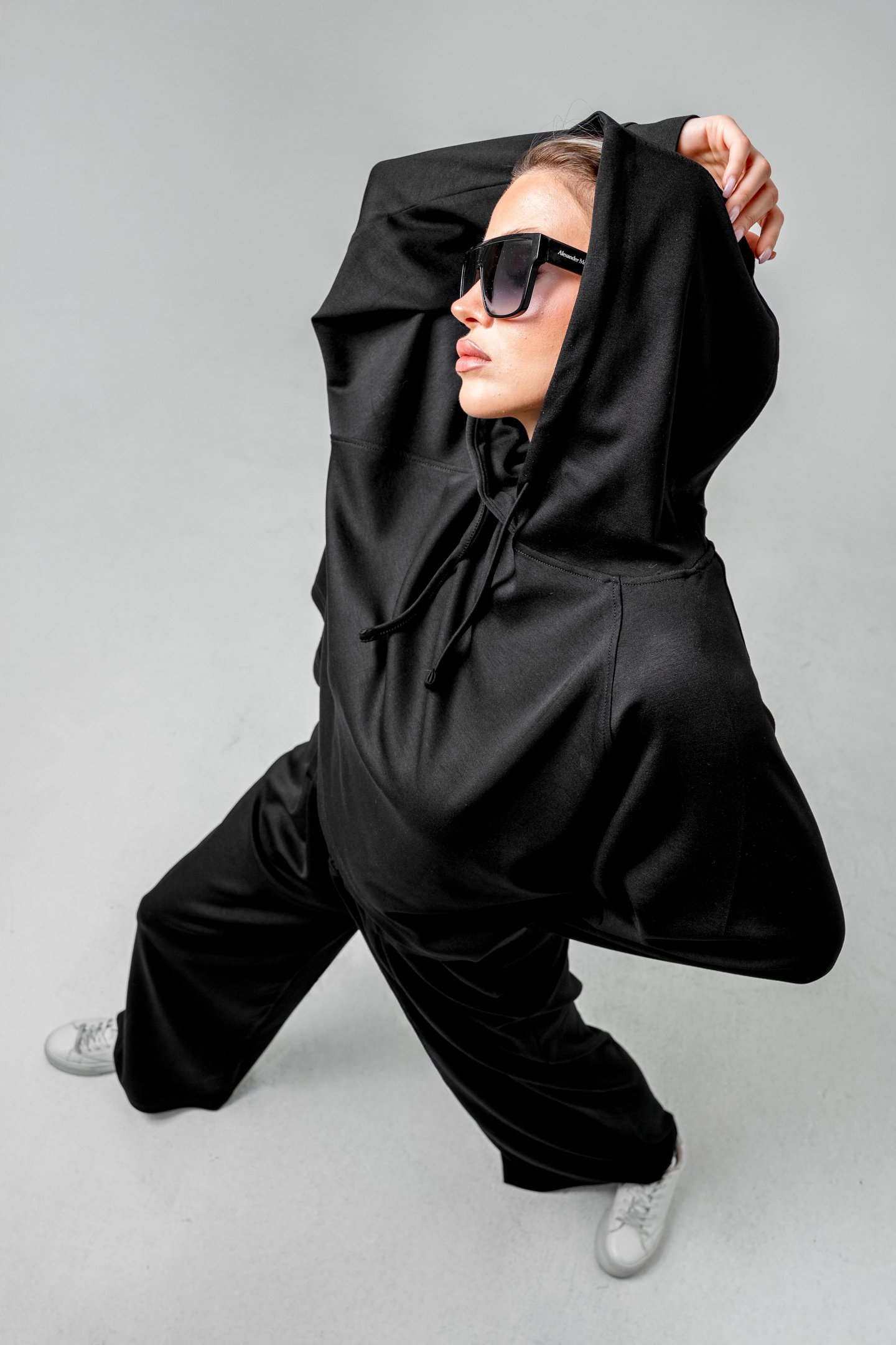 Oysho Kumaşlı Kapüşonlu Kadın Sweat Takım