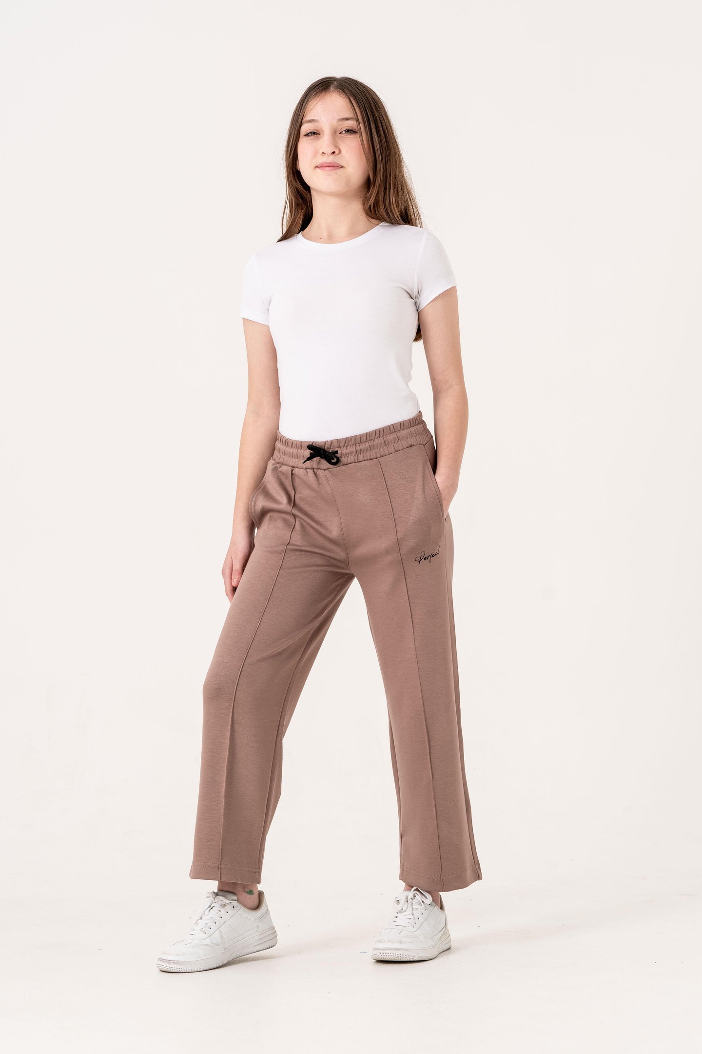 Oysho Önü Nevrüllü Perfent Baskılı Kız Çocuk Eşofman Alt