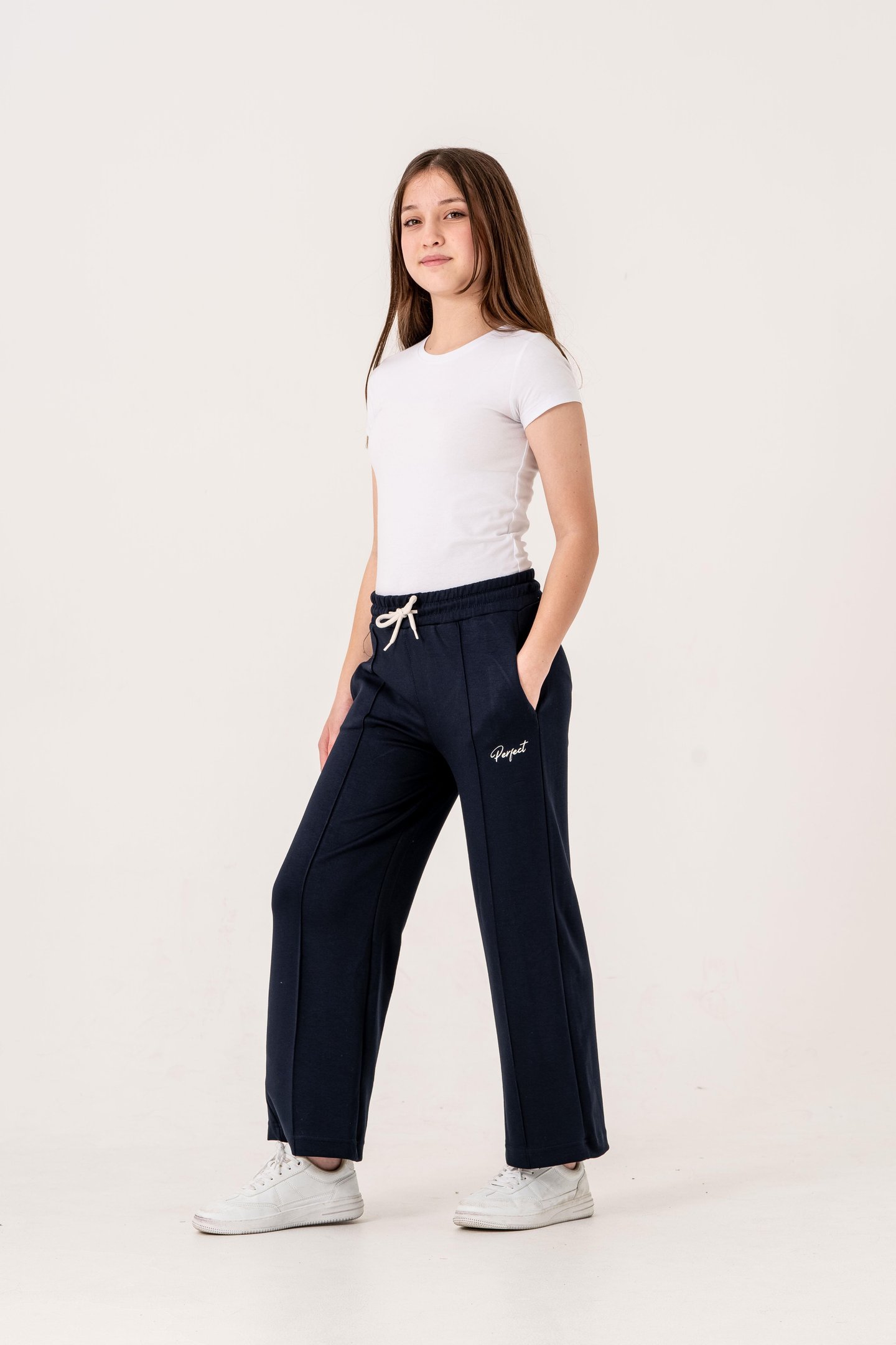 Oysho Önü Nevrüllü Perfent Baskılı Kız Çocuk Eşofman Alt